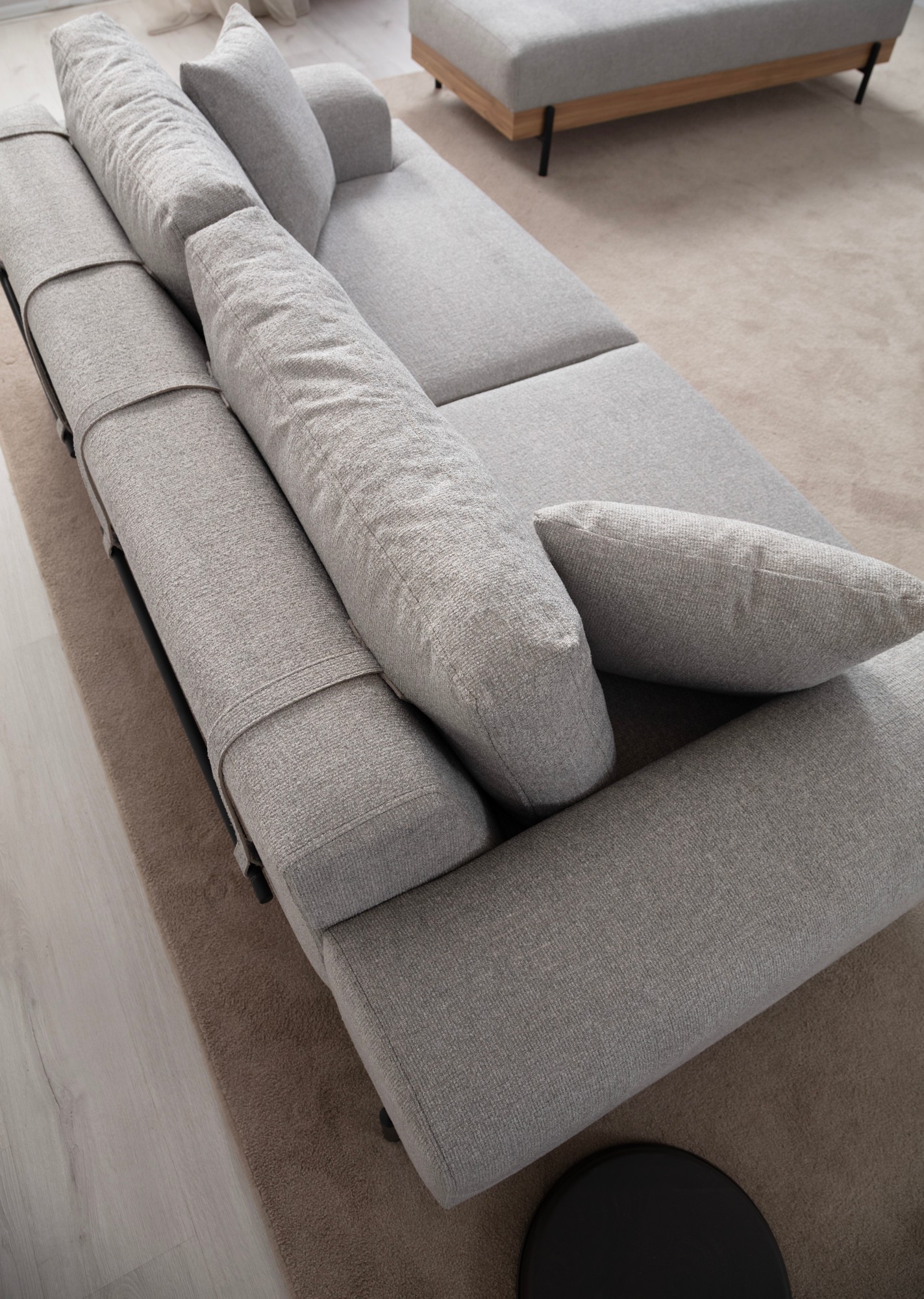 Eti 3-Sitzer Sofa Grau