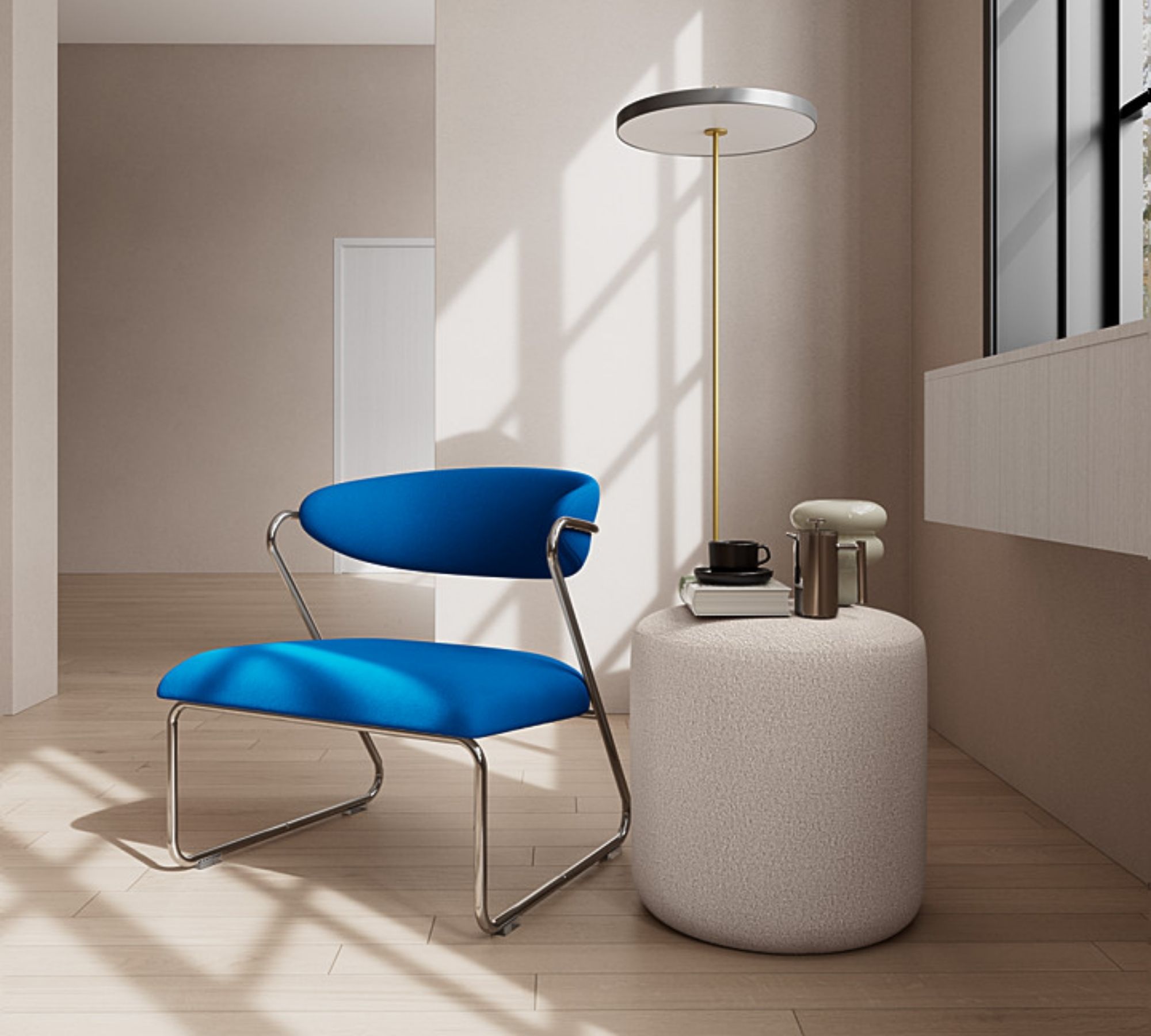 Lucy Sessel Mark Cobalt Blue