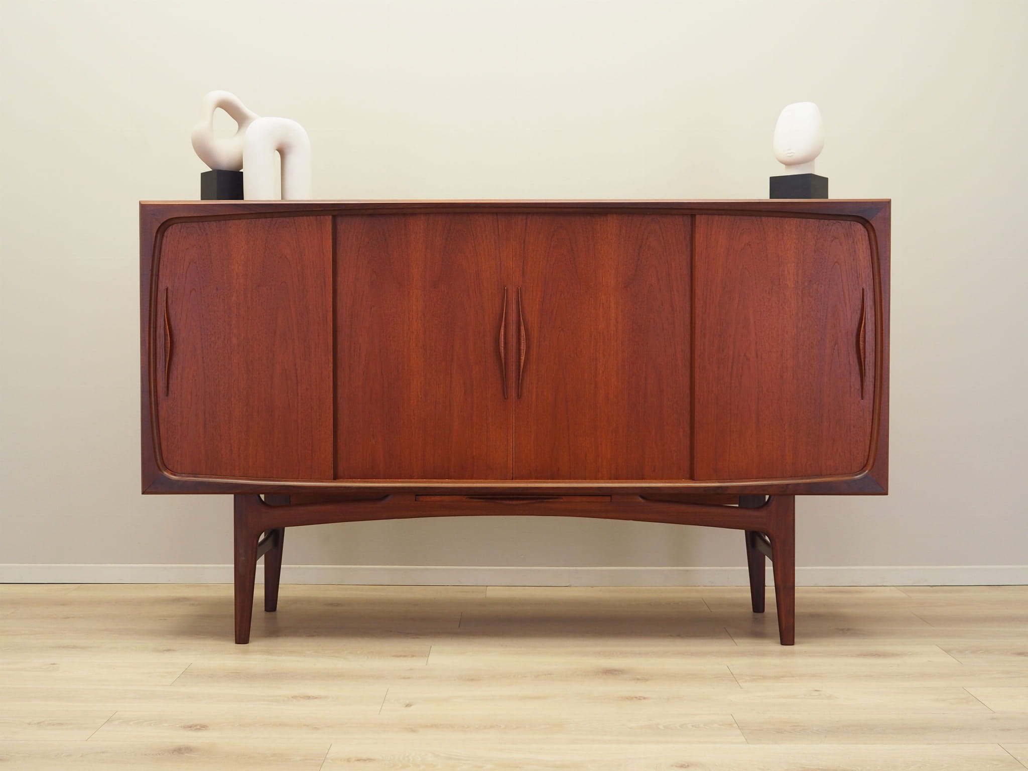 Teak highboard, Danish design, 1970s, production: Denmark