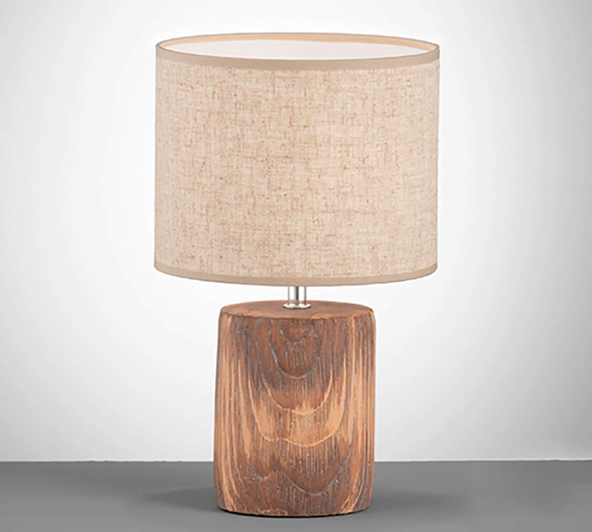 Table lamp 1-bulb Linen Concrete