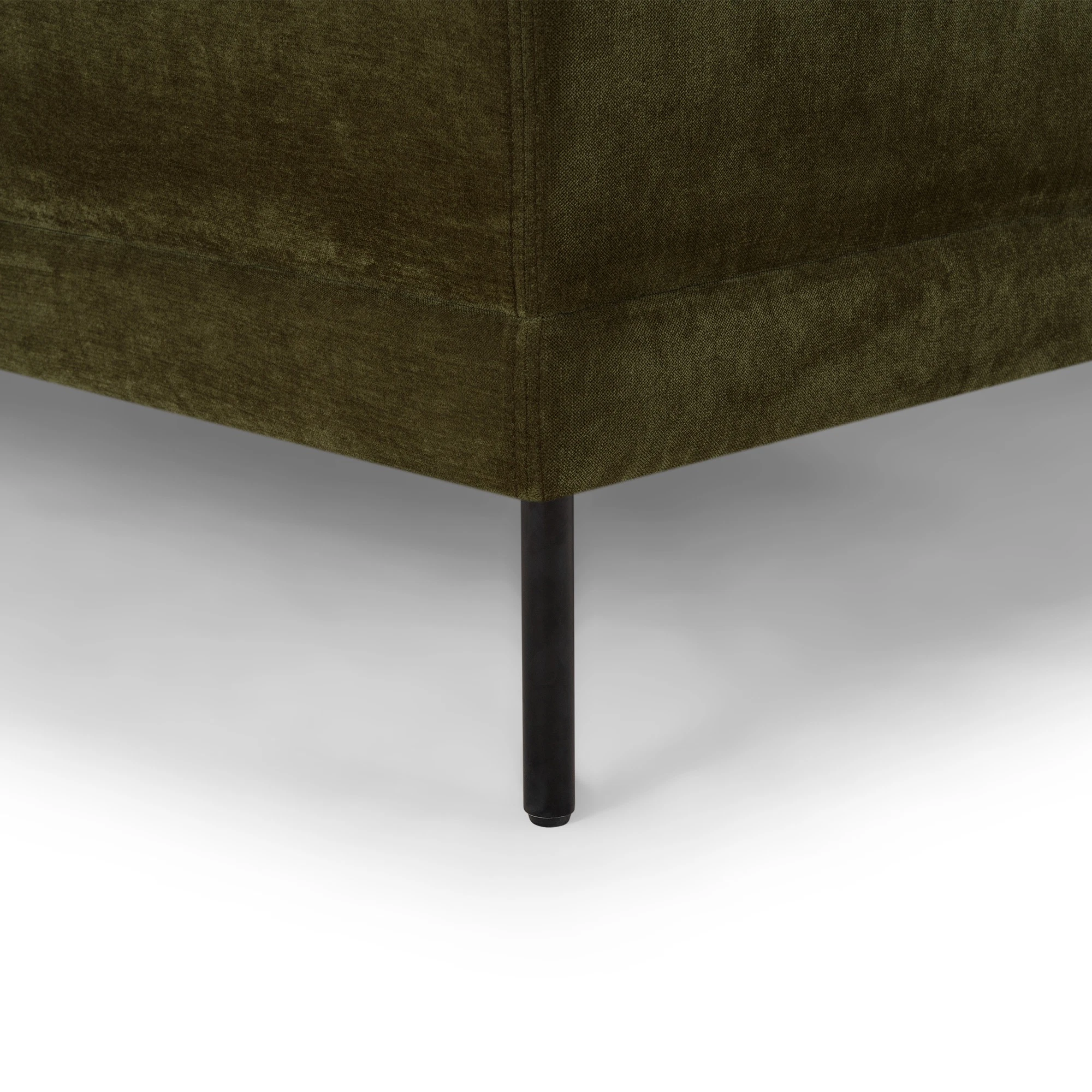 Vivica Schlafsofa Récamiere Links Moss Olive