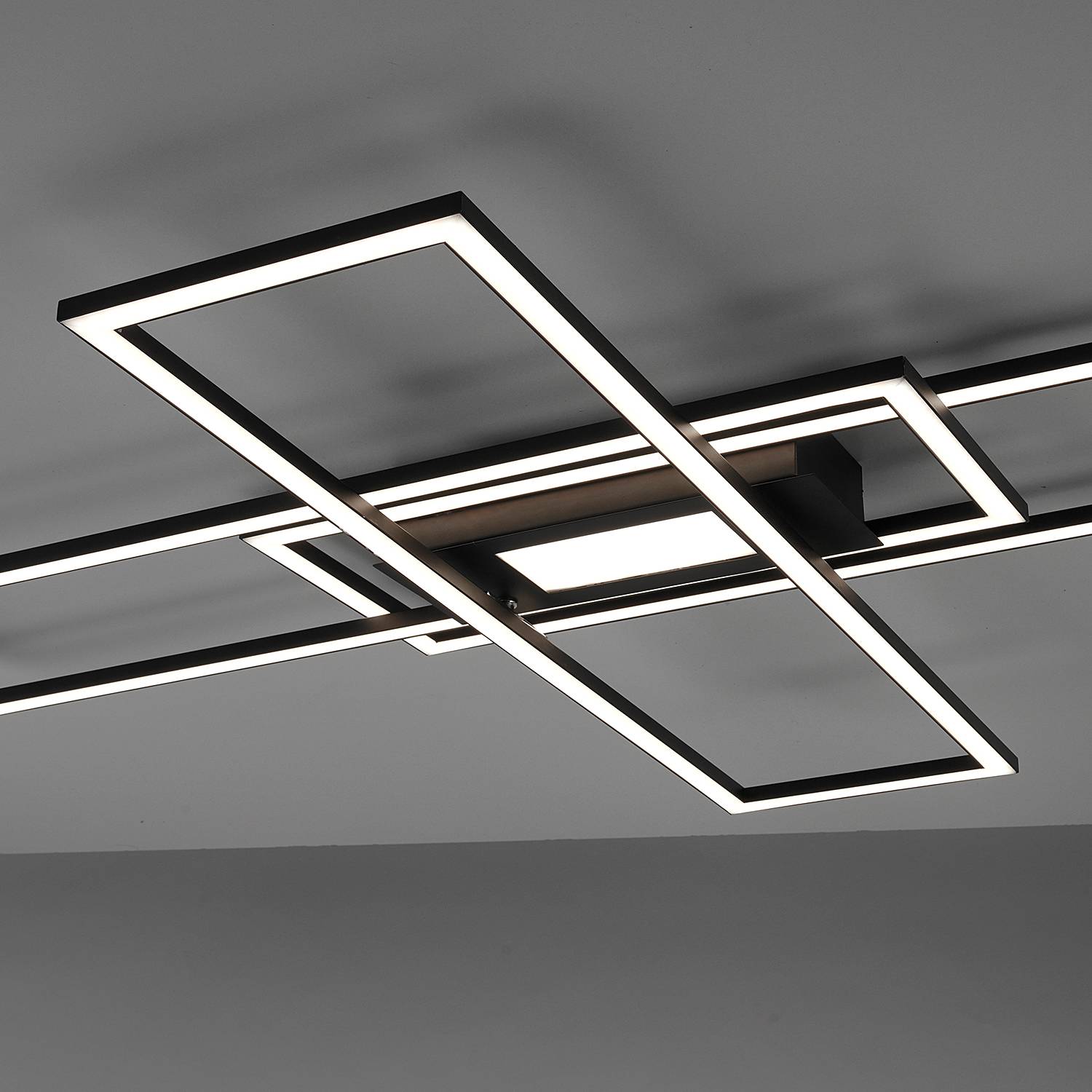 LED-Deckenleuchte Asmin Typ A Polycarbonat Aluminium