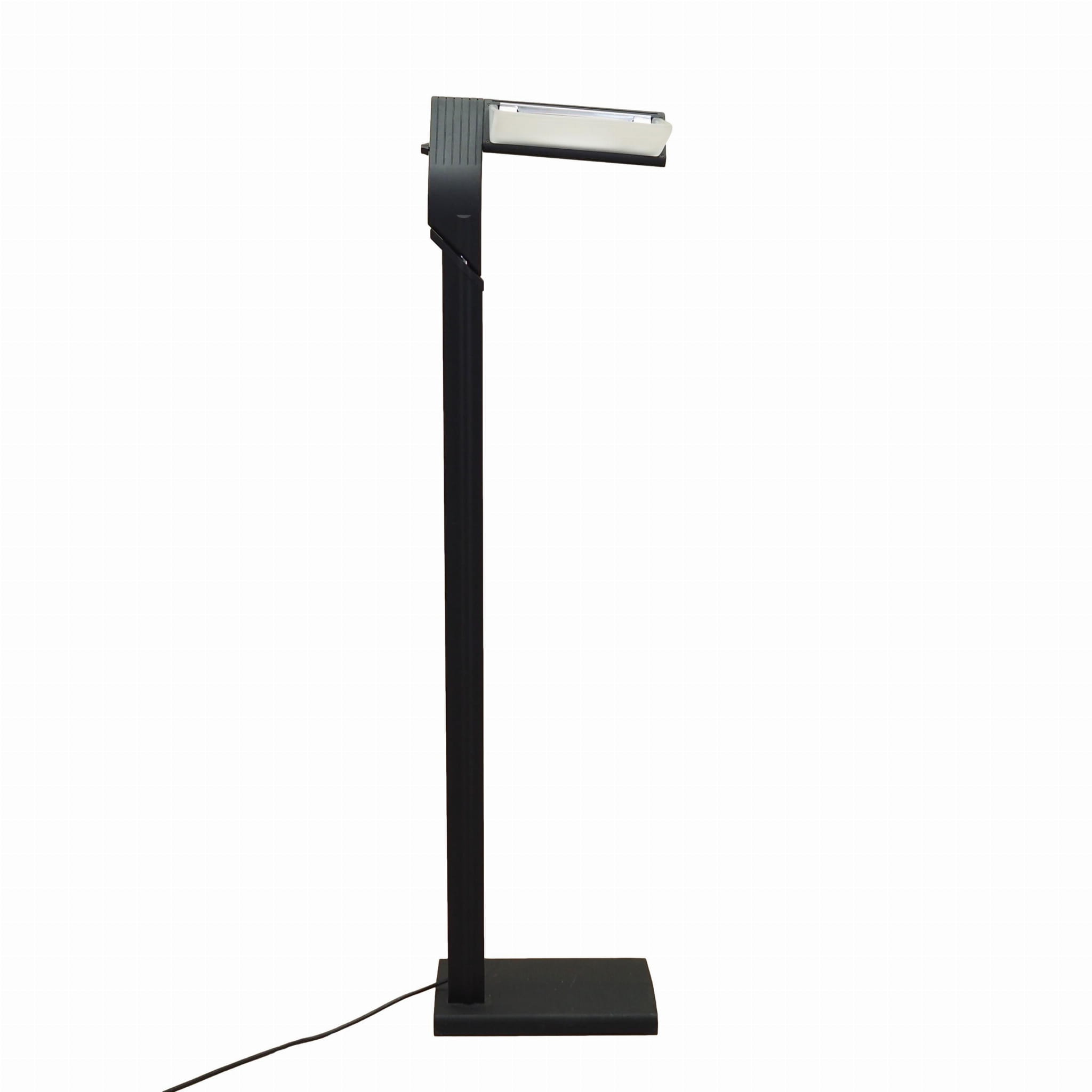 Floor lamp metal glass 1990s