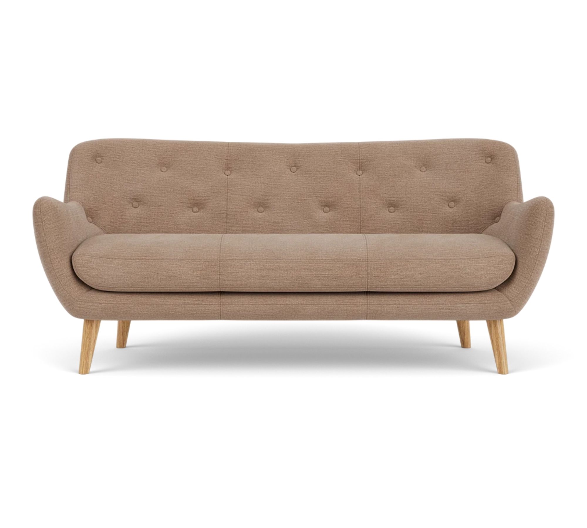 Herman Sofa 3-Sitzer Aulla Caramel