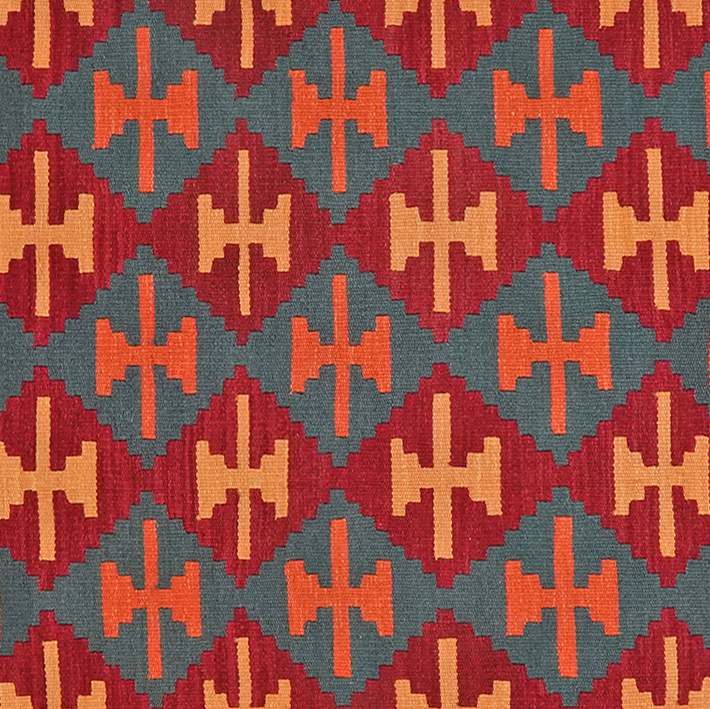 Kilim Gashgai Teppich Mehrfarbig