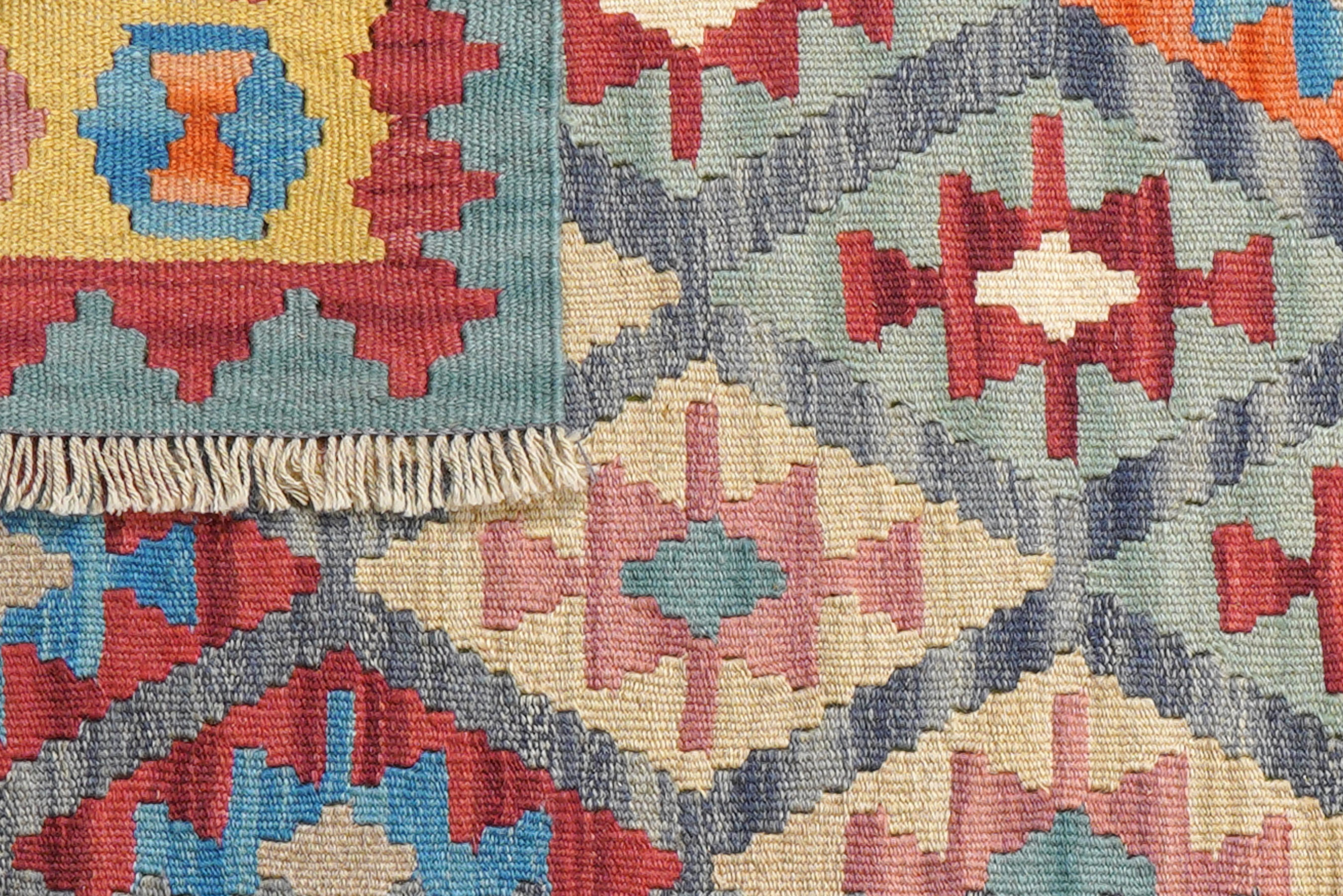 Kelim Gashgai Wool Multicolored