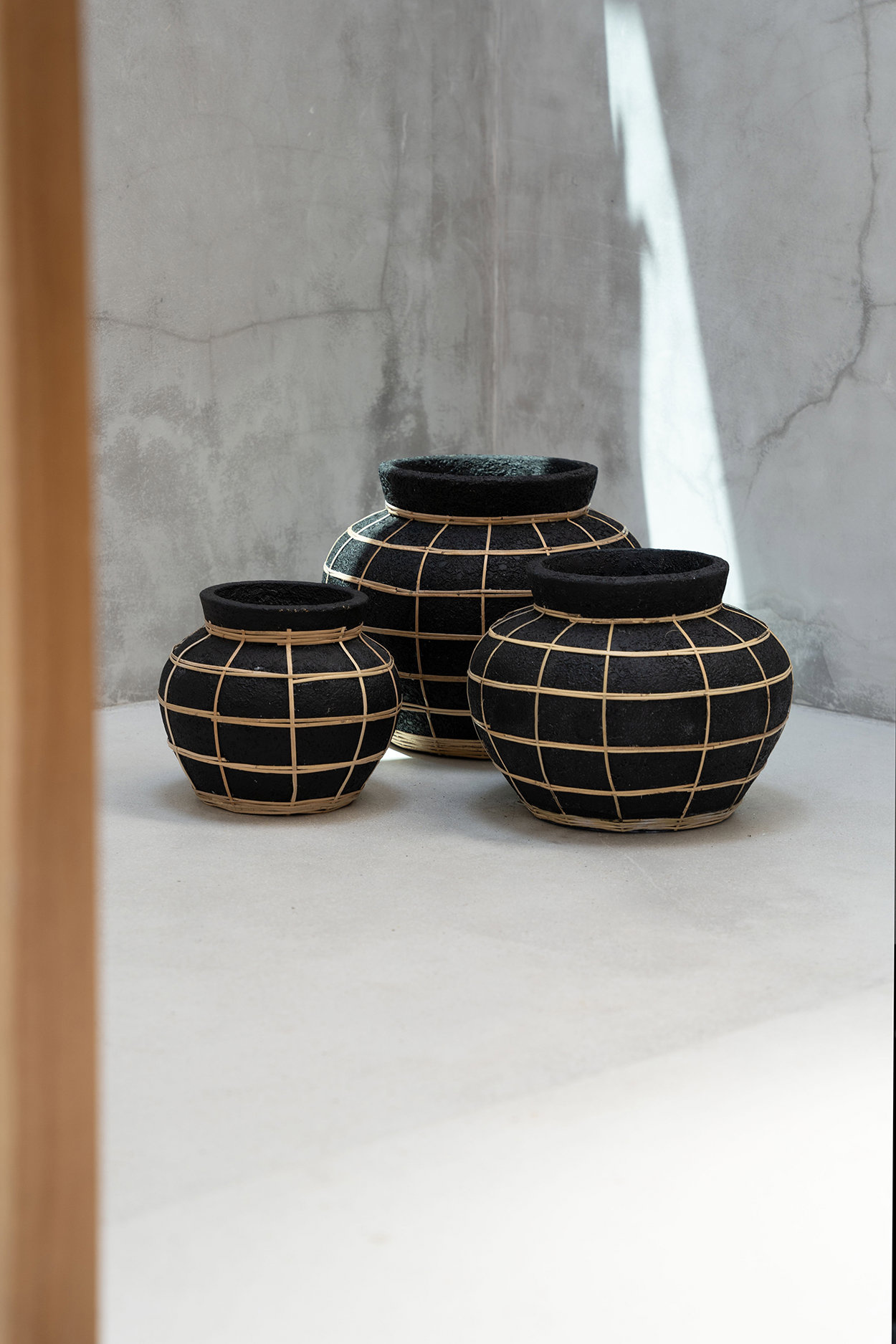 Belly Vase Schwarz