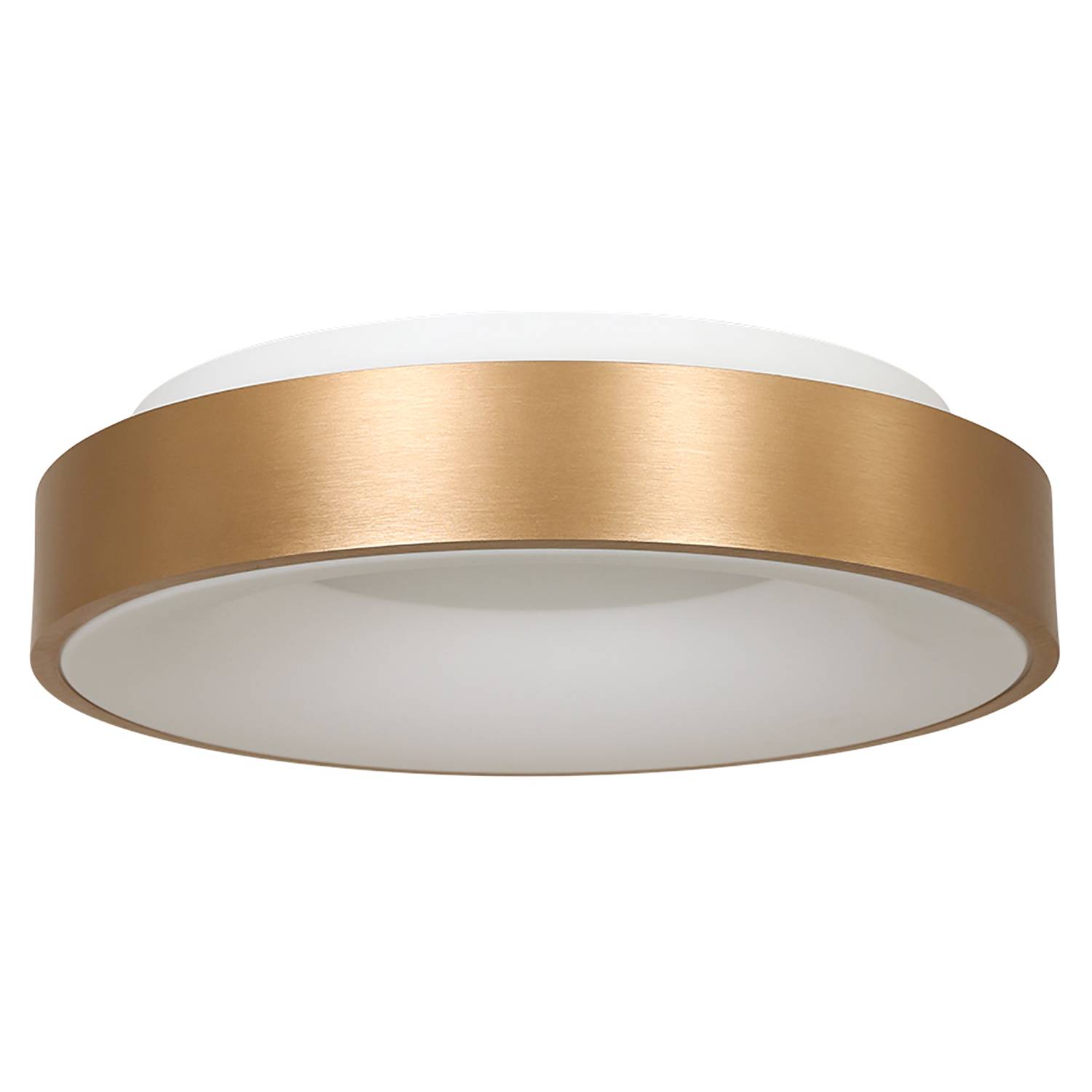 LED-Deckenleuchte Ringlede Aluminium Gold Durchmesser: 38 cm