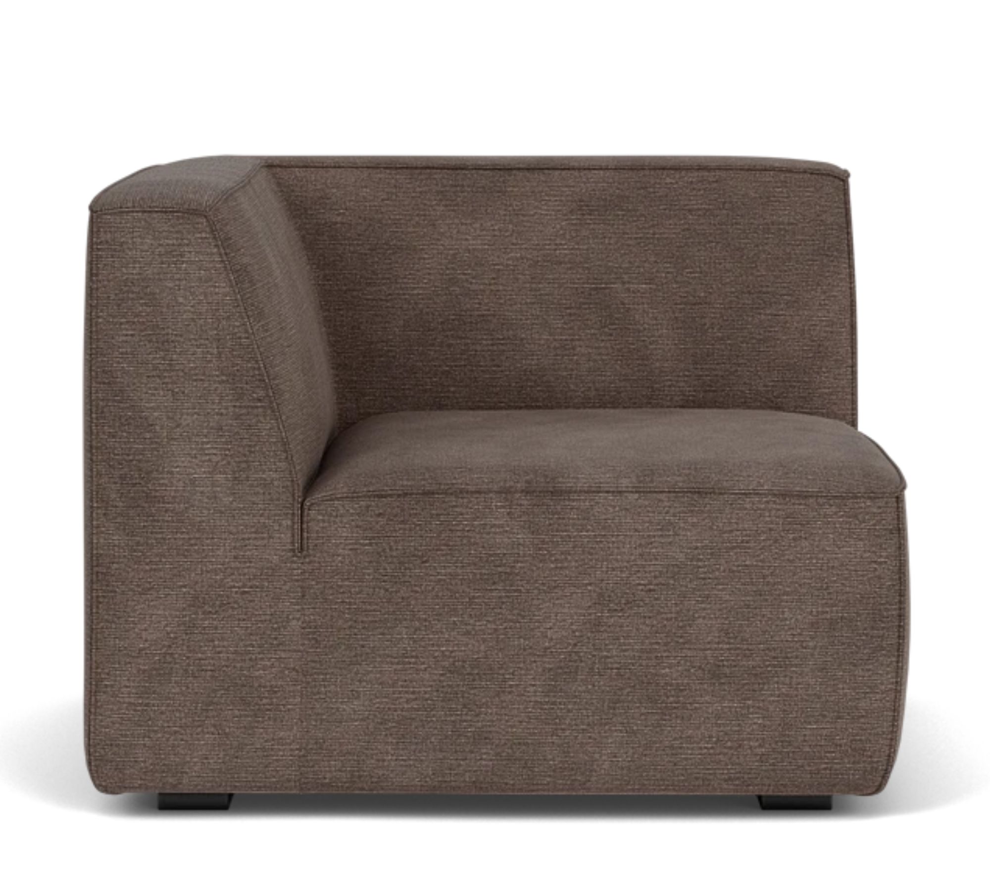 Dane 1-Sitzer Eckmodul Links Aulla Cacao