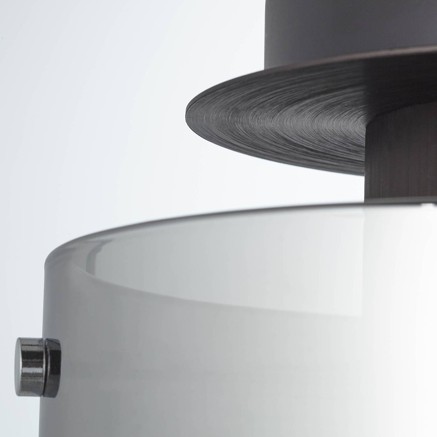 Ceiling light Beth mirror glass aluminum 1-light