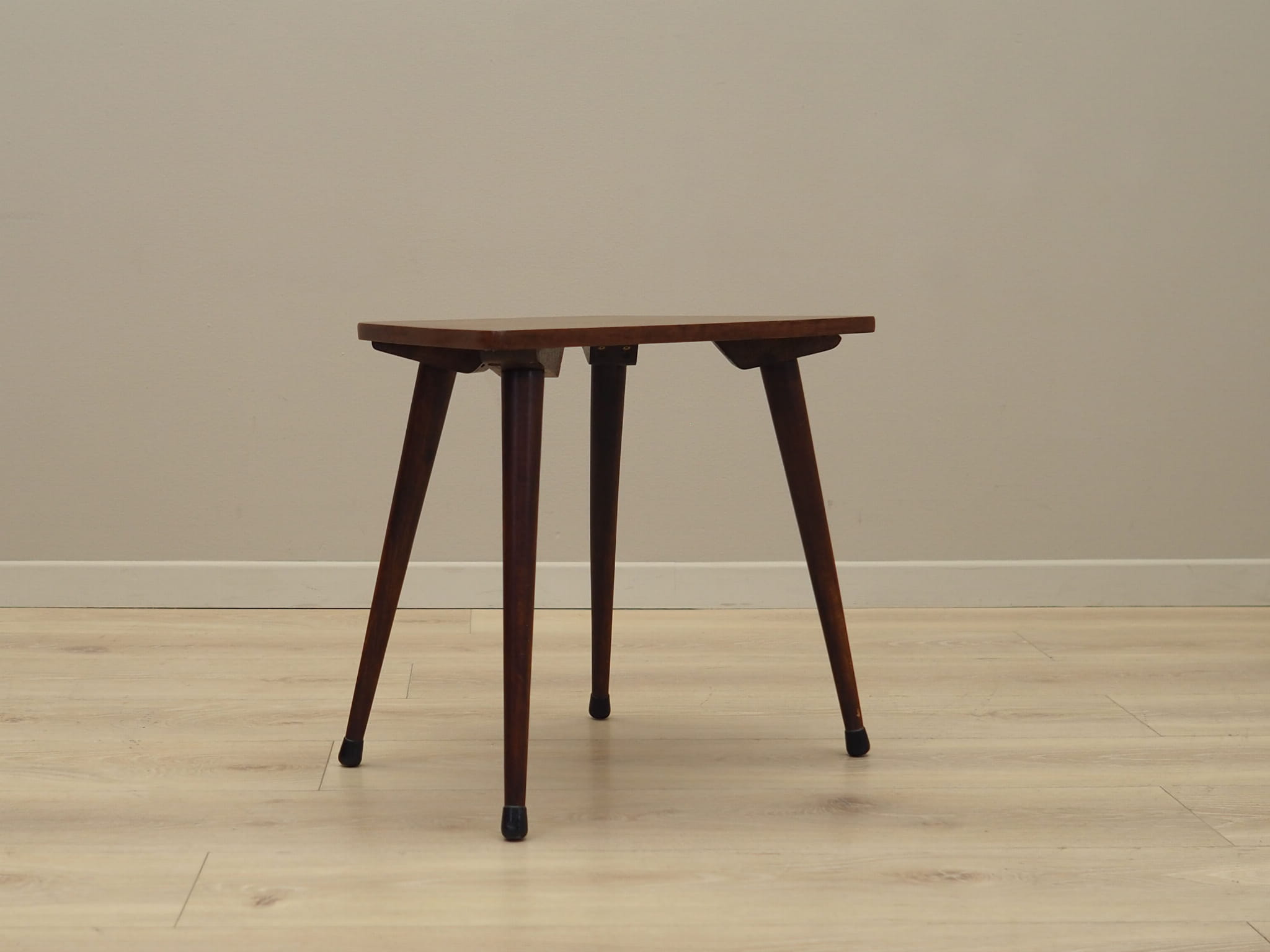 Vintage Stool Teak Brown 1970s