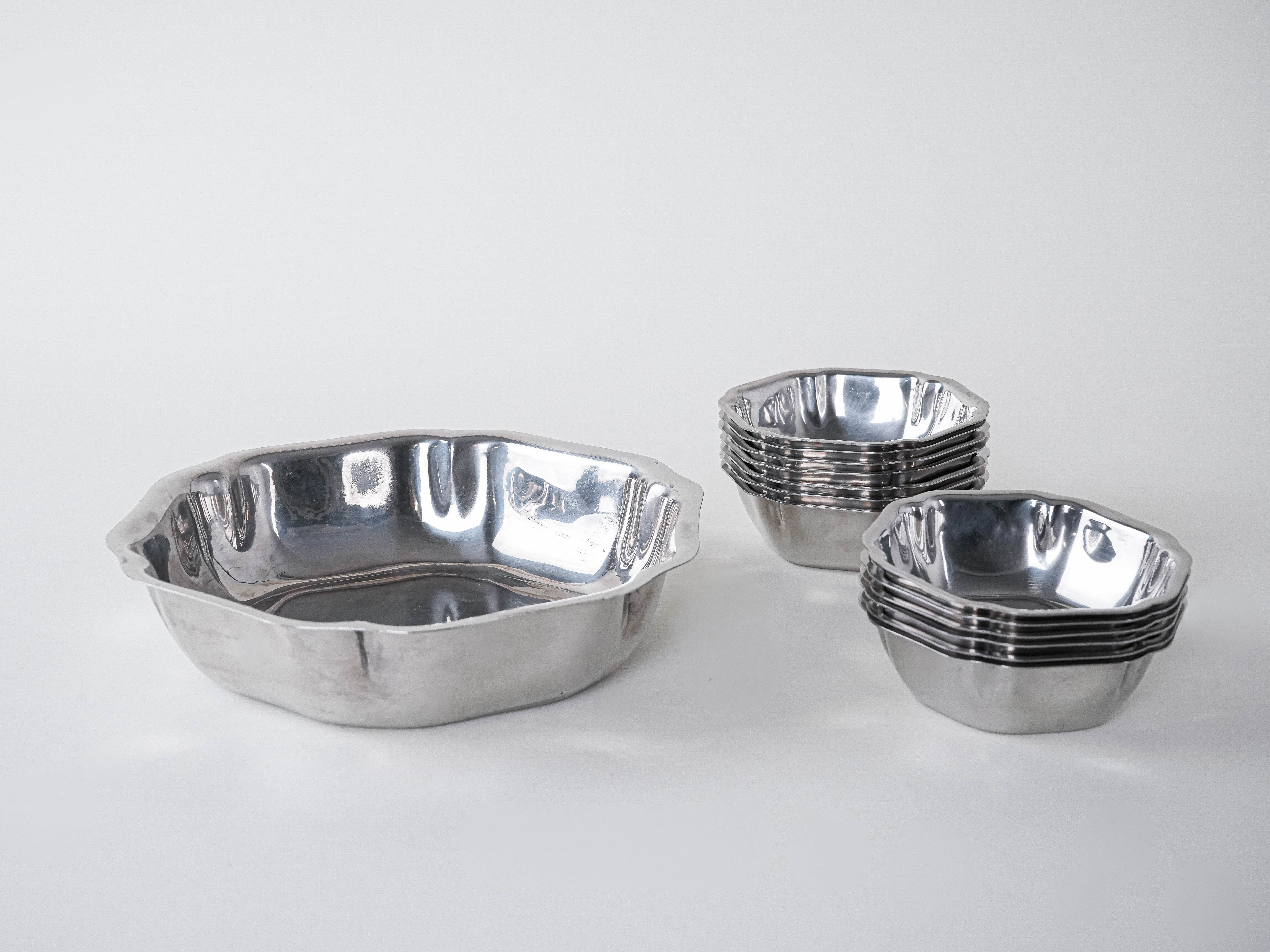 Stainless steel bowl set 1