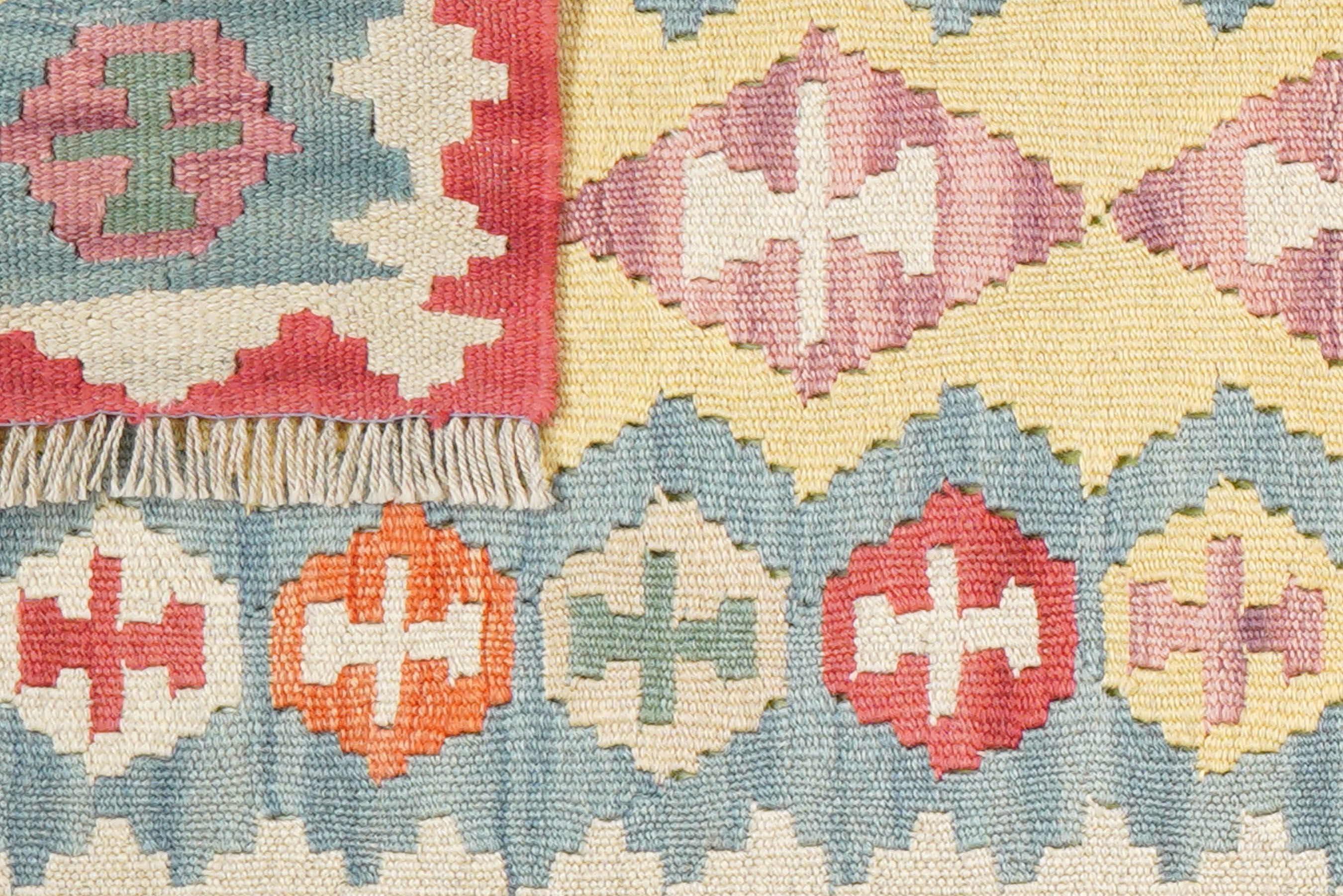 Kelim Gashgai Rug Wool Multicolored