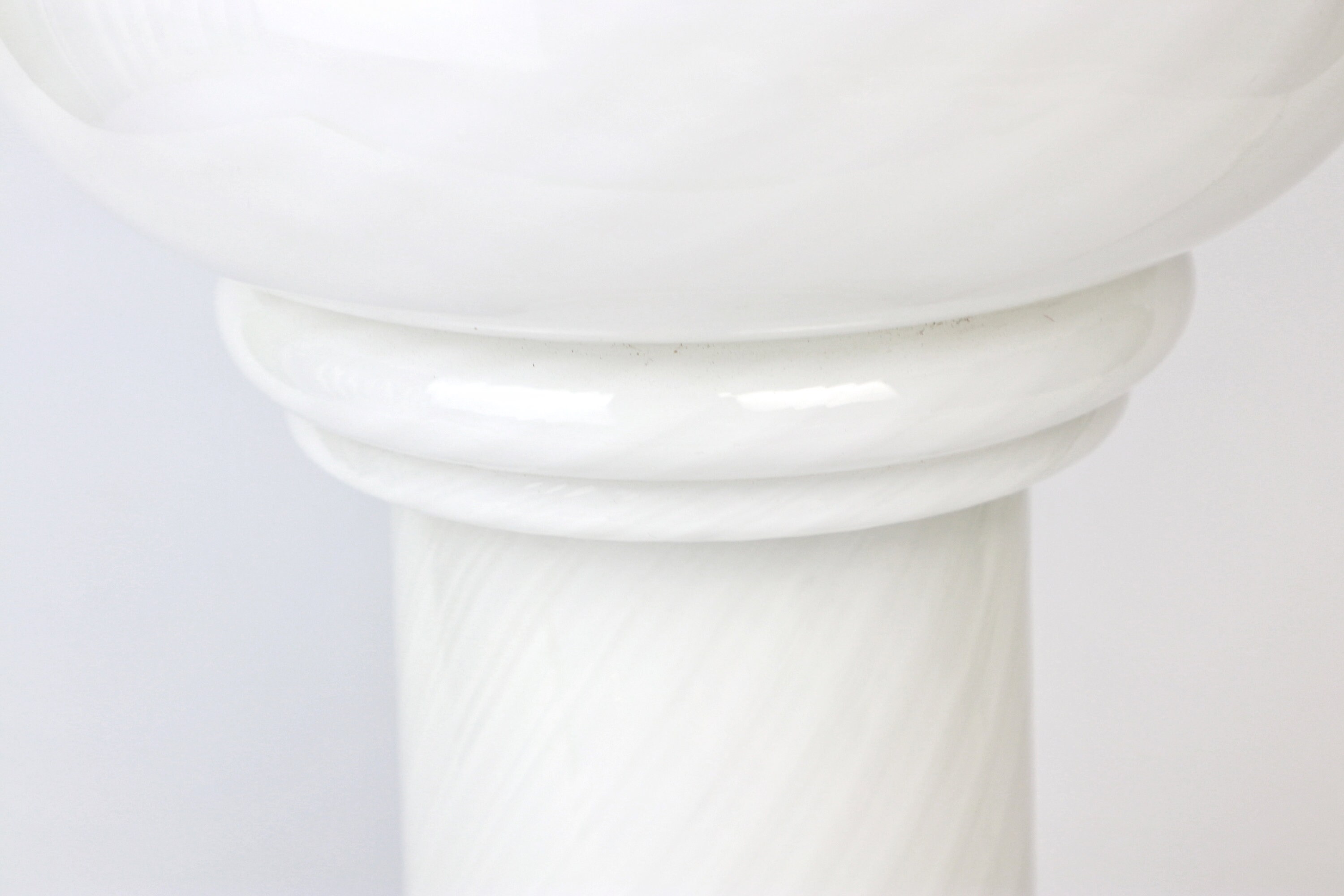 Vintage Mushroom Table Lamp Murano Glass 1960s