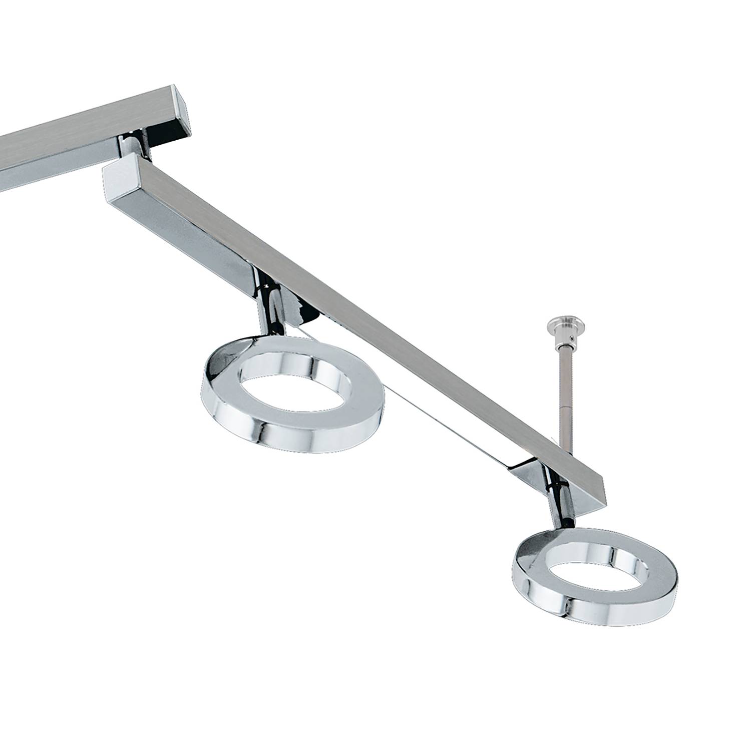 LED-Deckenleuchte Cardillio IV Silber