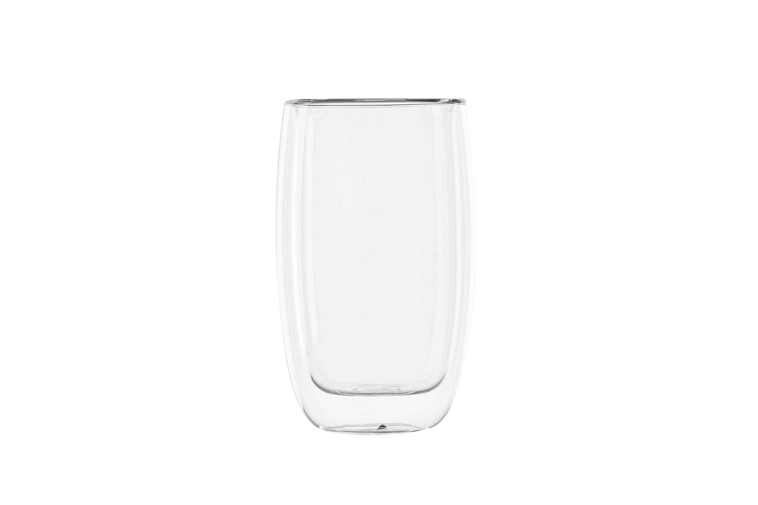 2x Ria Kaffeetasse-Set Glas Transparent 8x14Hcm, 350ml