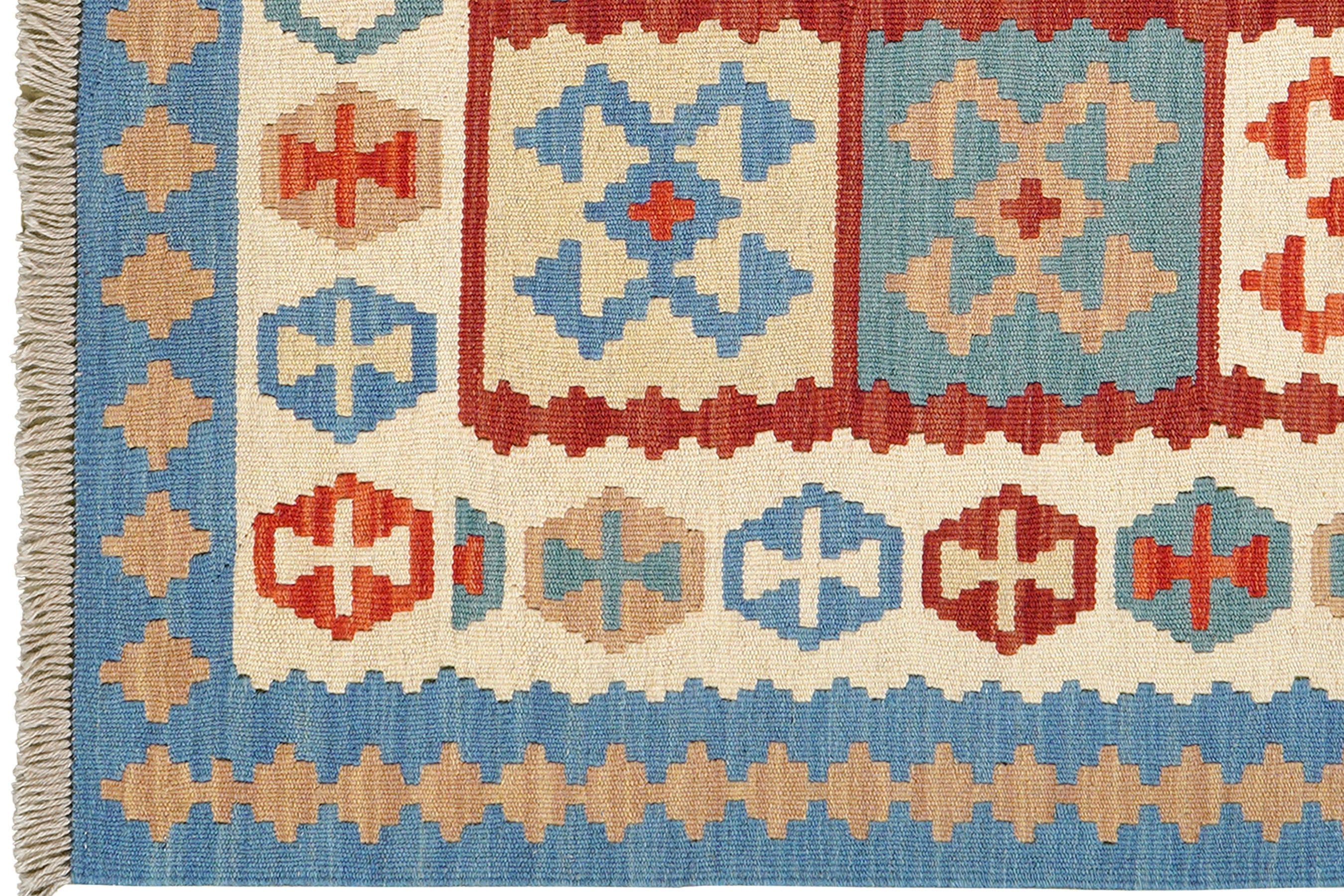 Kilim Gashgai Teppich Mehrfarbig