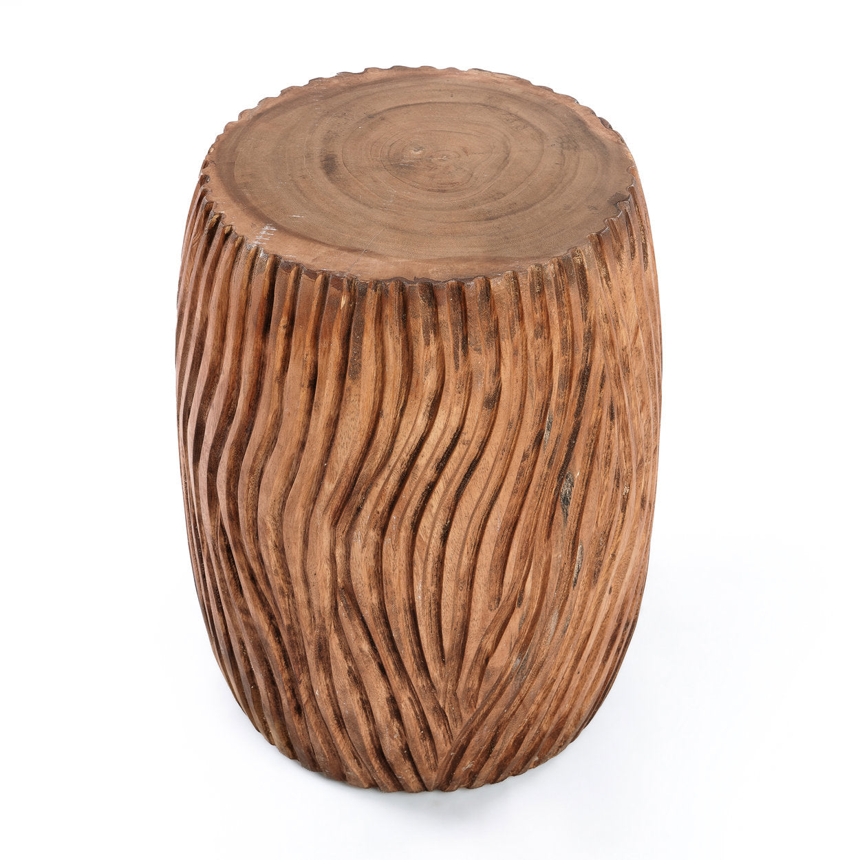 Der Celebes Hocker Natur ø30cm