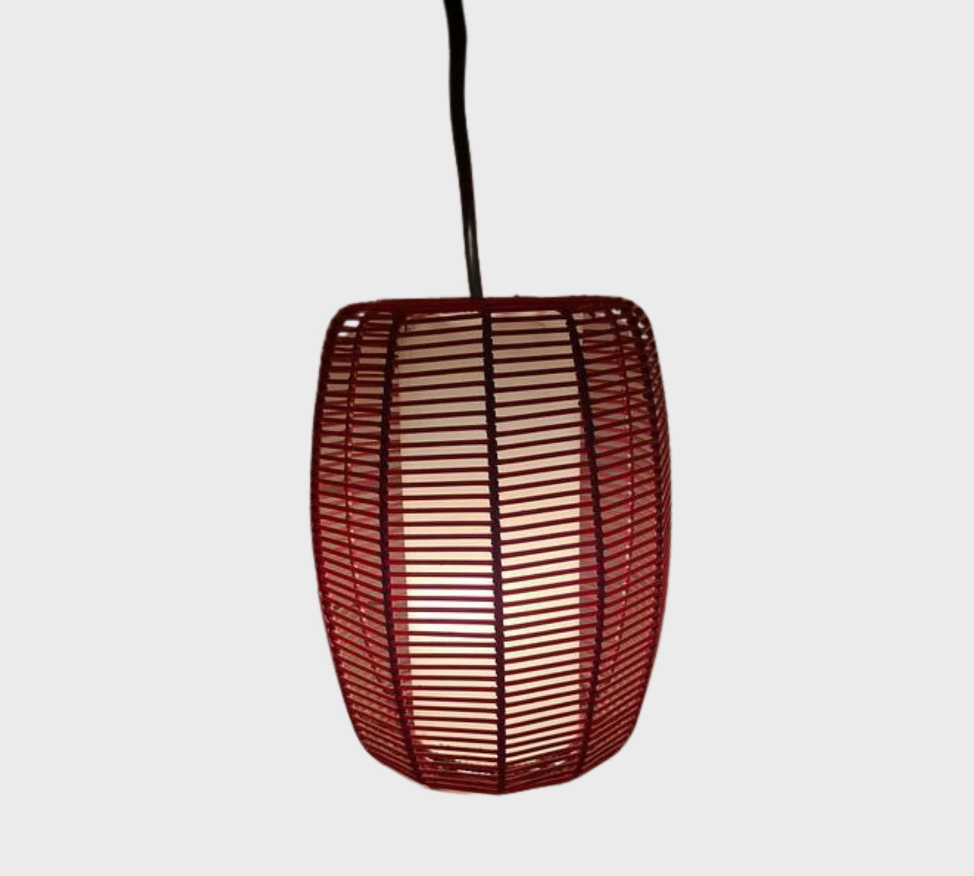 Pendant lamp Plastic Red