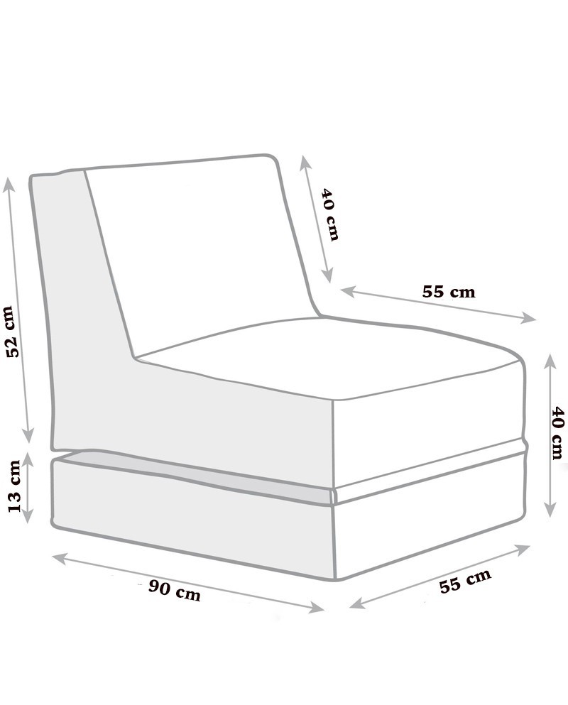 Siesta Garten 1-Sitzer Sofa Pink