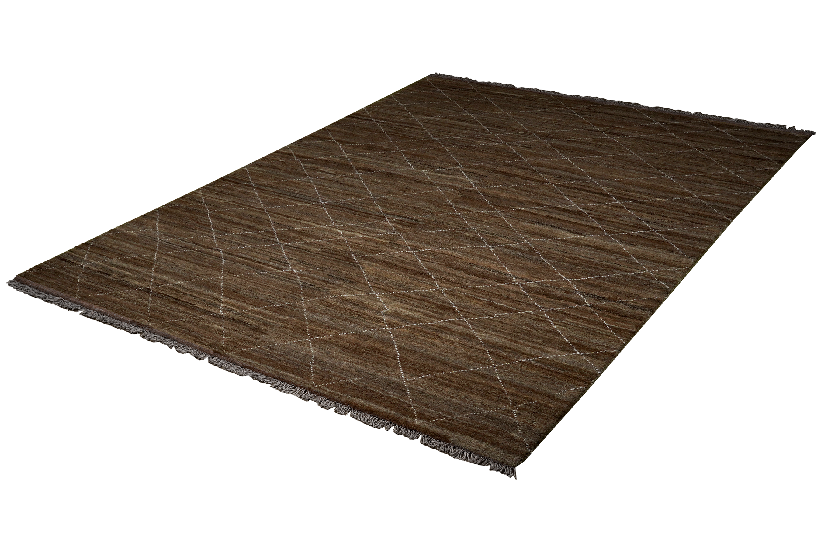 Gabbeh Basi Rug Brown