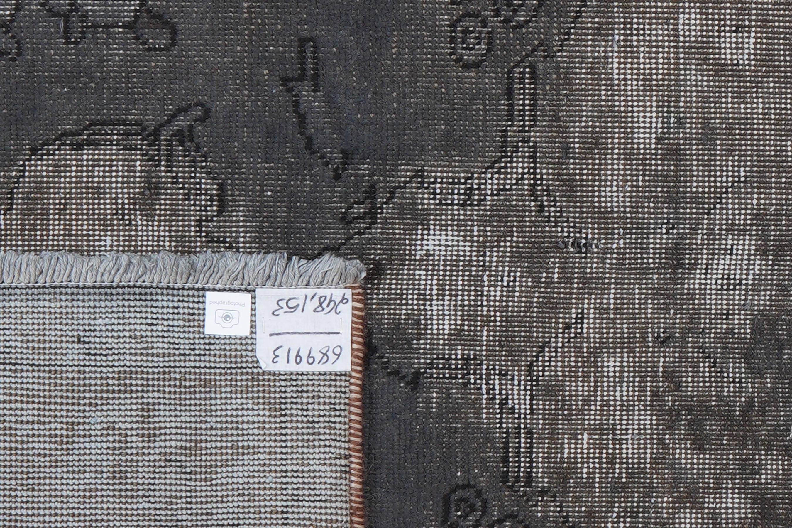 Vintage Teppich  Wolle Mehrfarbig