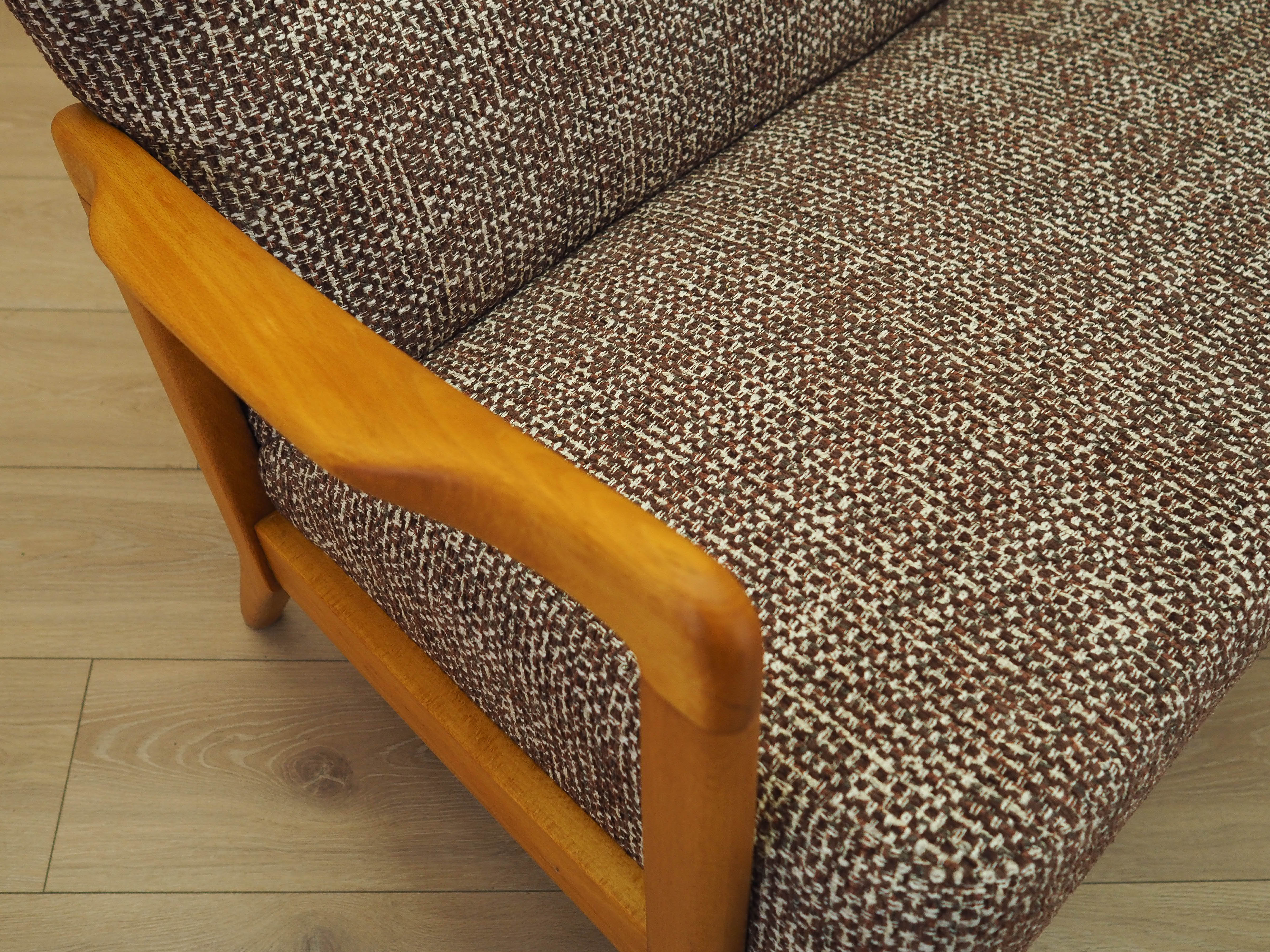 Buche-Sofa 1960er Jahre