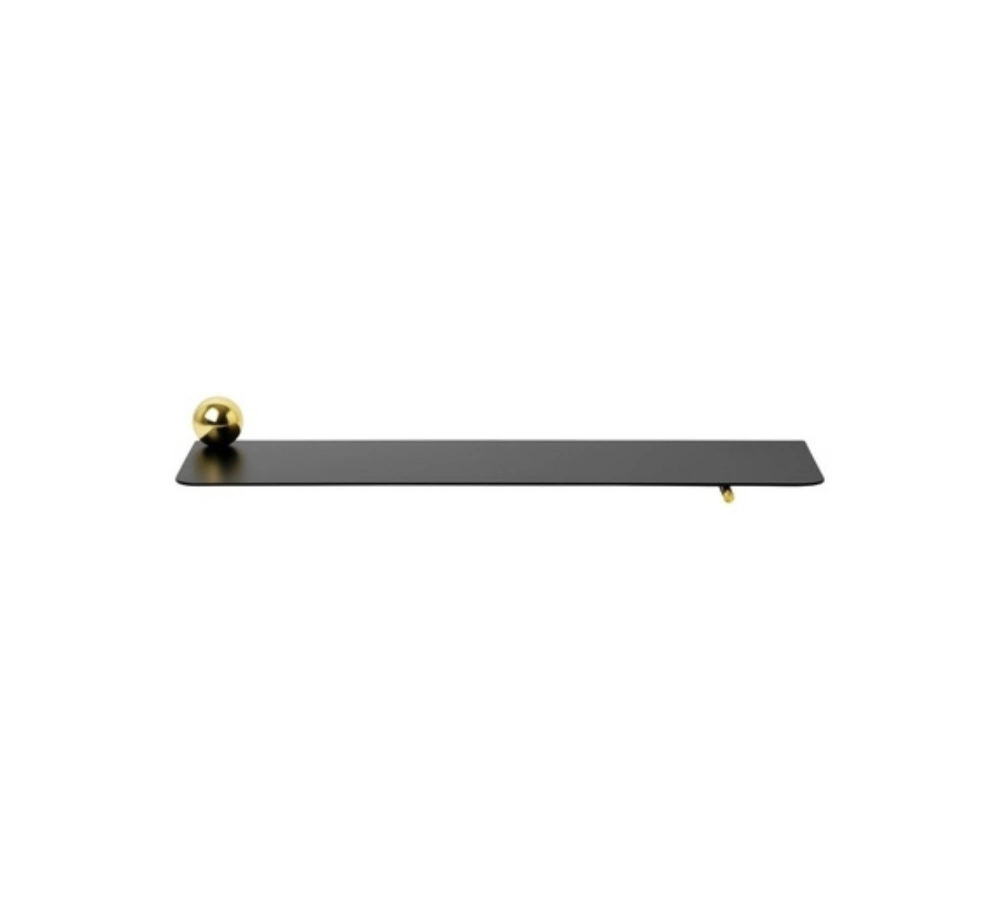 Flying Shelf Regal Gold Schwarz