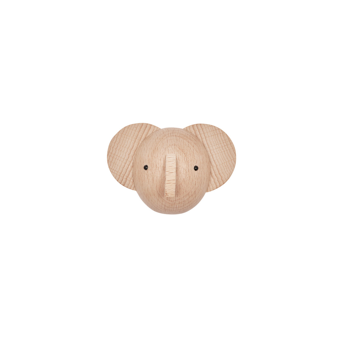 Elefant Haken Mini Holz Natural