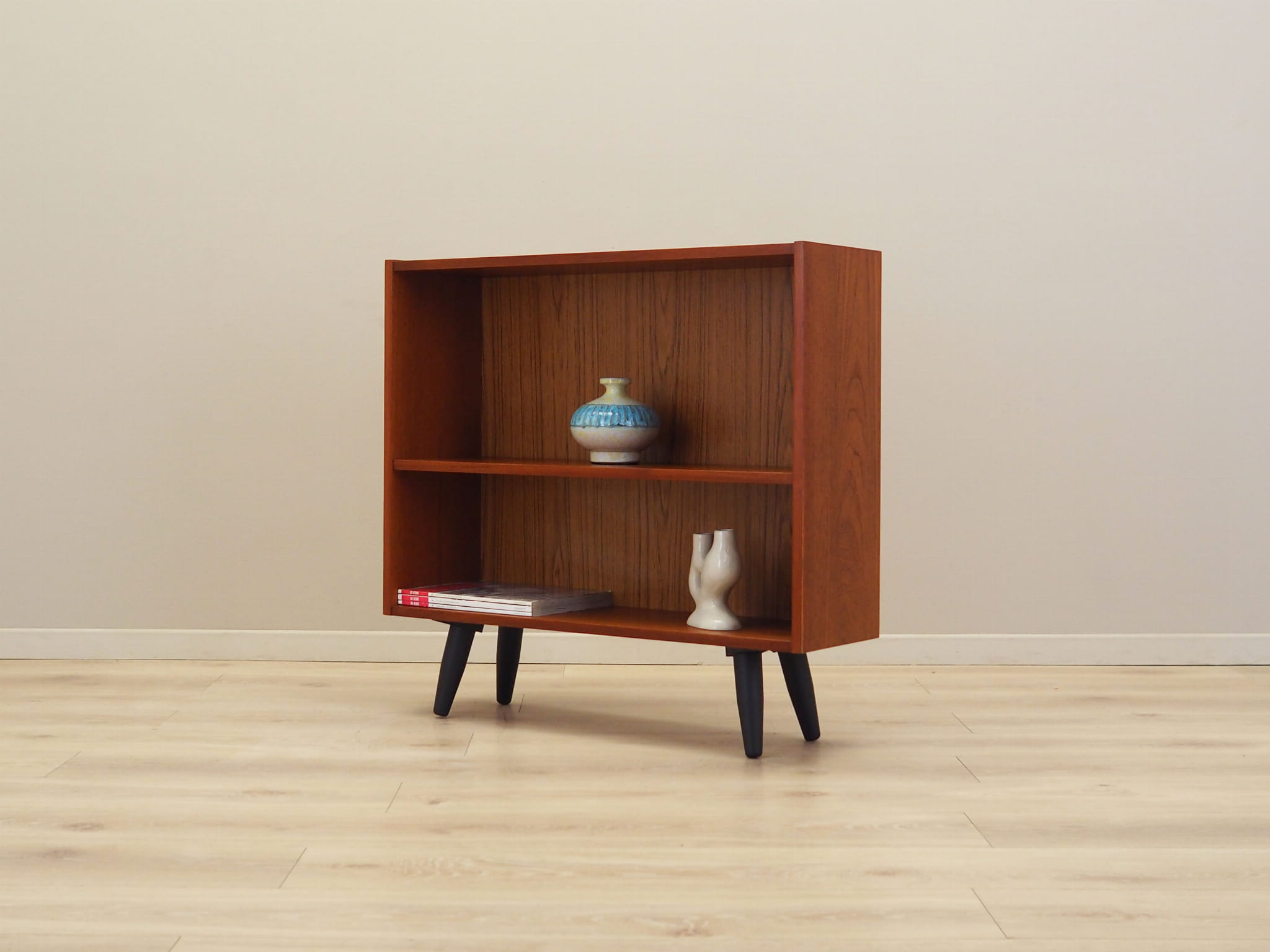 Bücherregal Teakholz 1970er Jahre