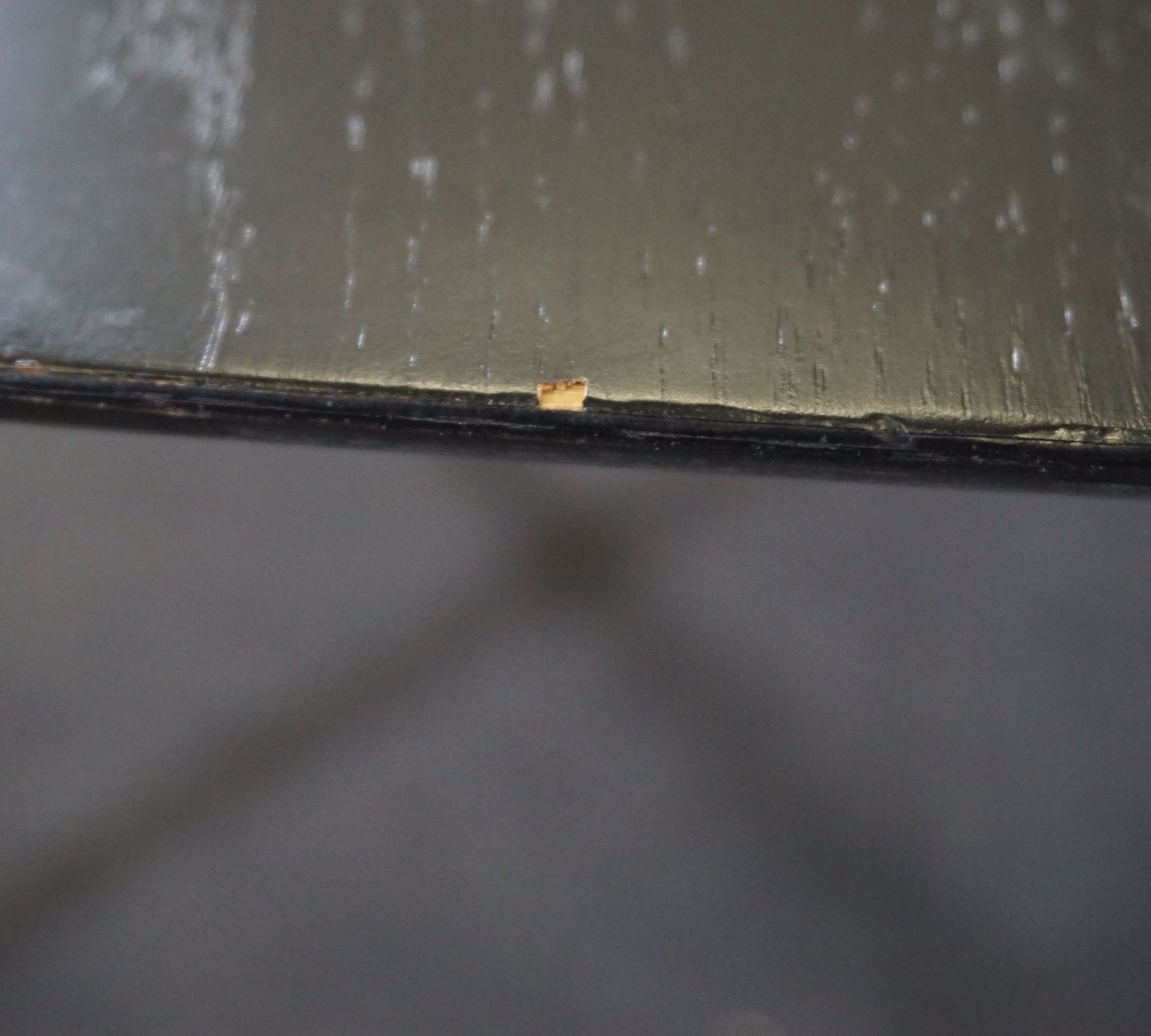 Lunar Coffee table Wood Black Ø80cm