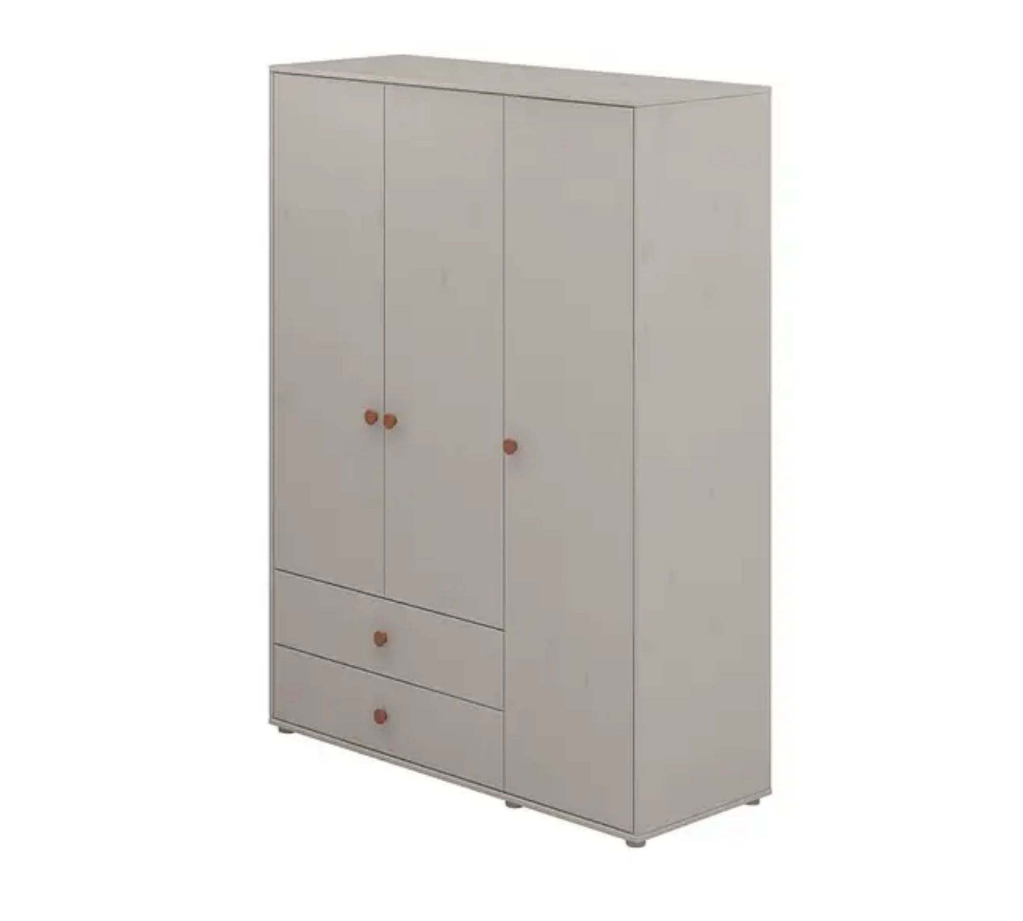 Kleiderschrank Extra Hoch Holz Grau