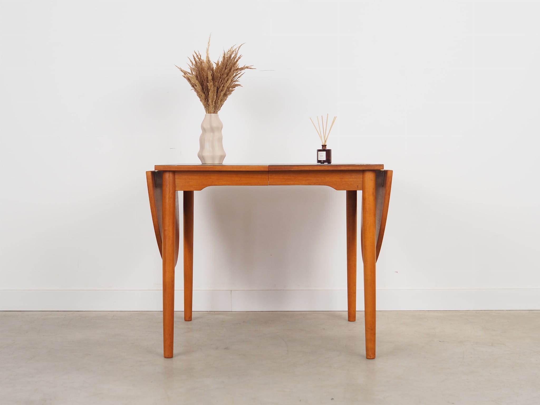 Vintage dining table Teak brown 1970s