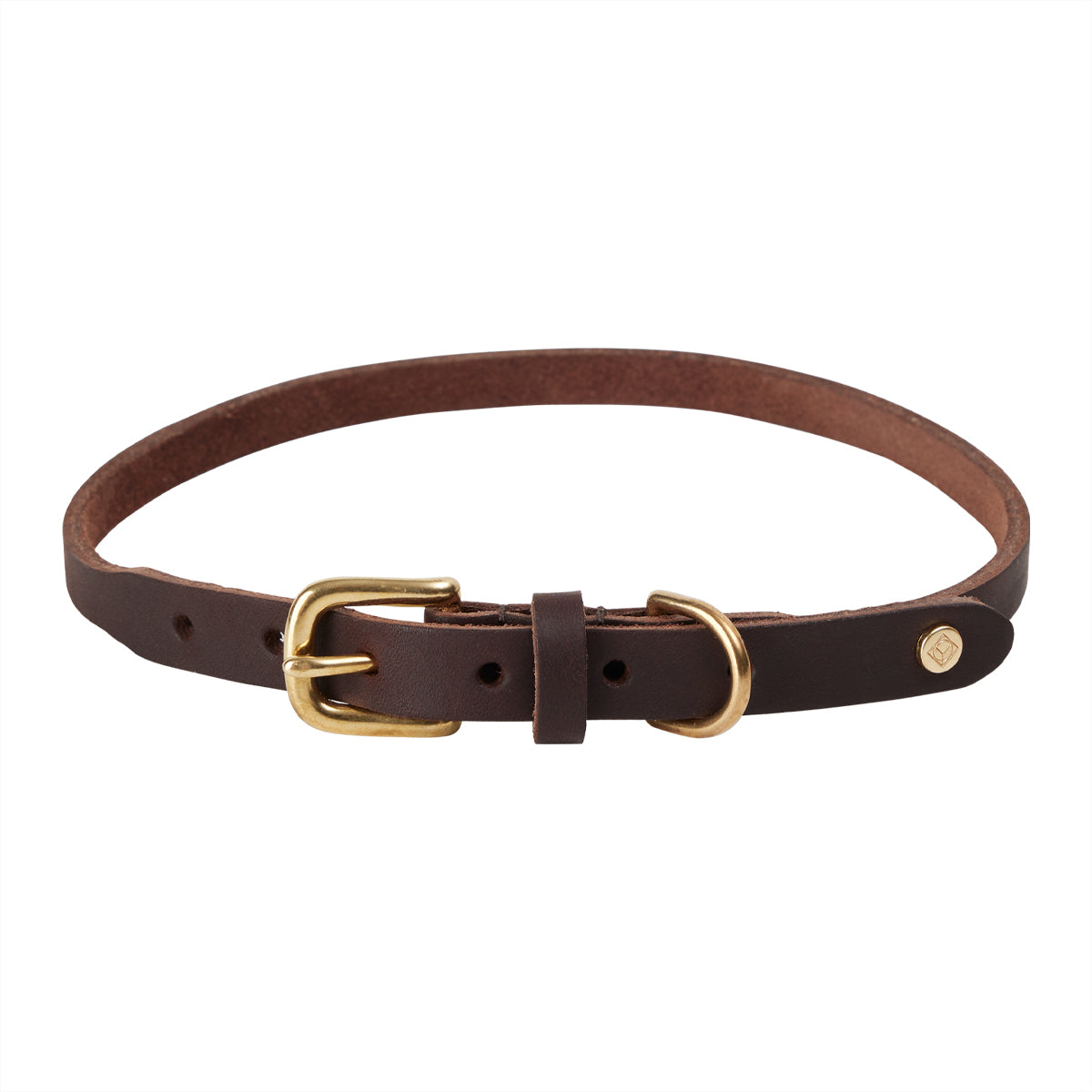 Robin Hundehalsband Leder Braun