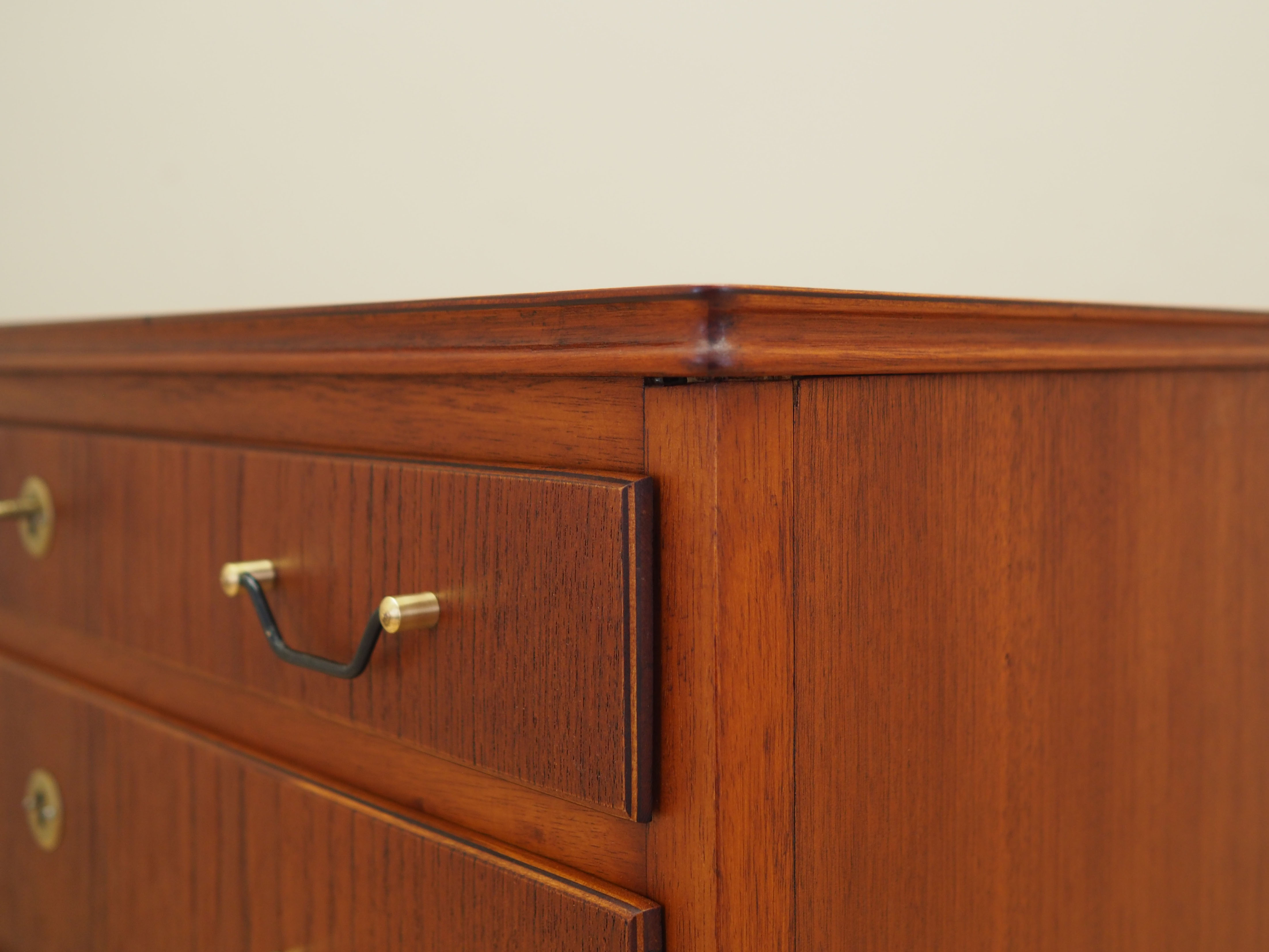 Chest of drawers Teak wood 1970s