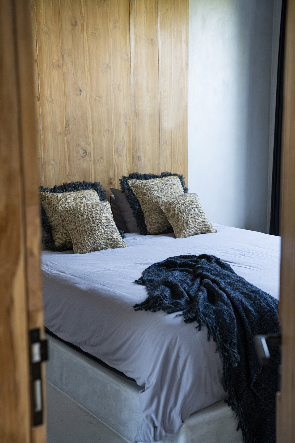 S'il vous plaît Tagesdecke Schwarz