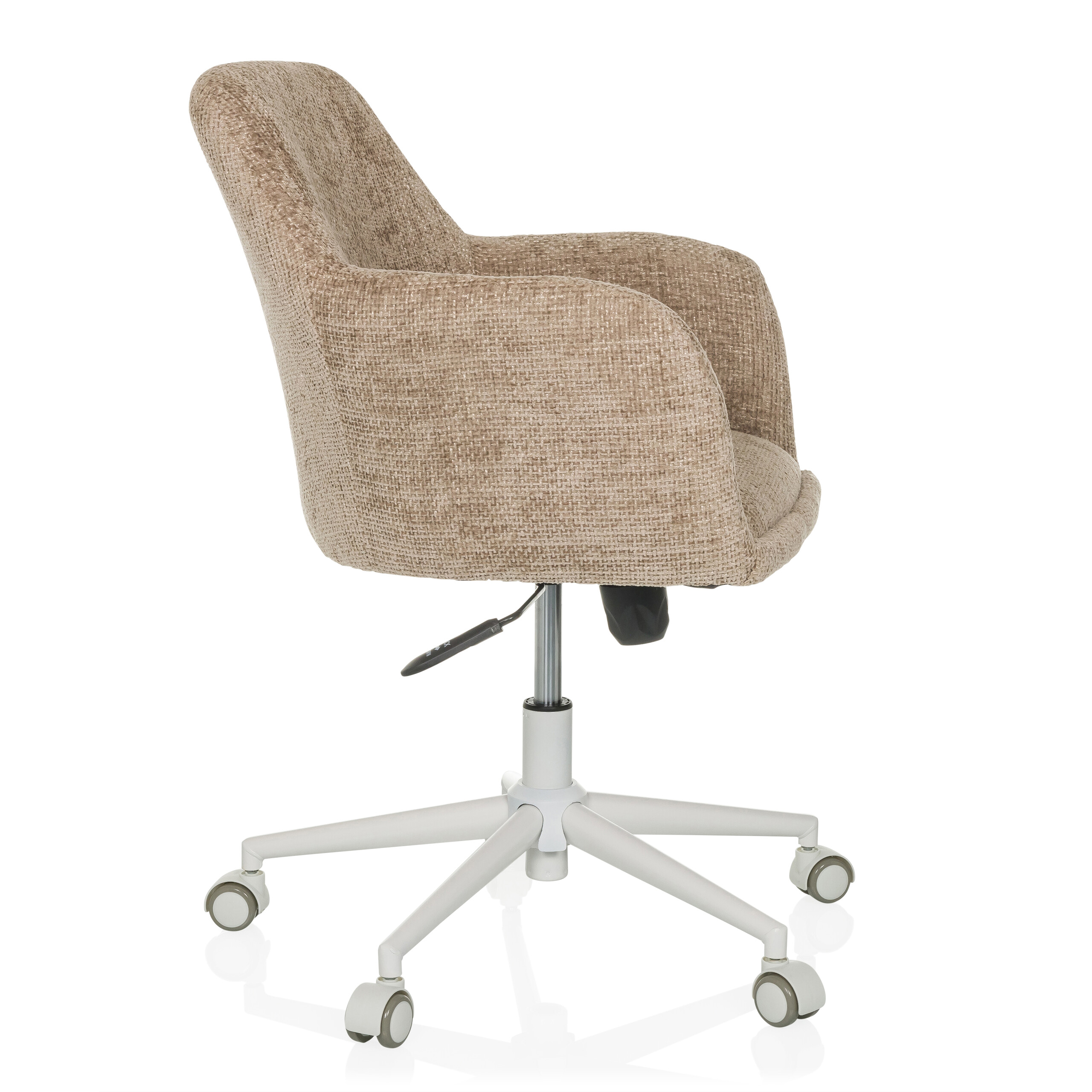 SOLAO HOME Bürostuhl Bouclé Hellbraun