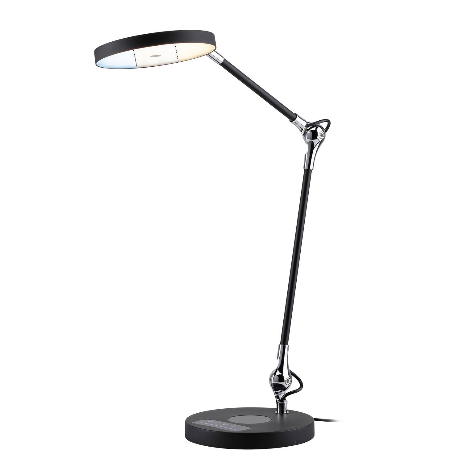 LED-Tischleuchte Numis Acrylglas Aluminium
