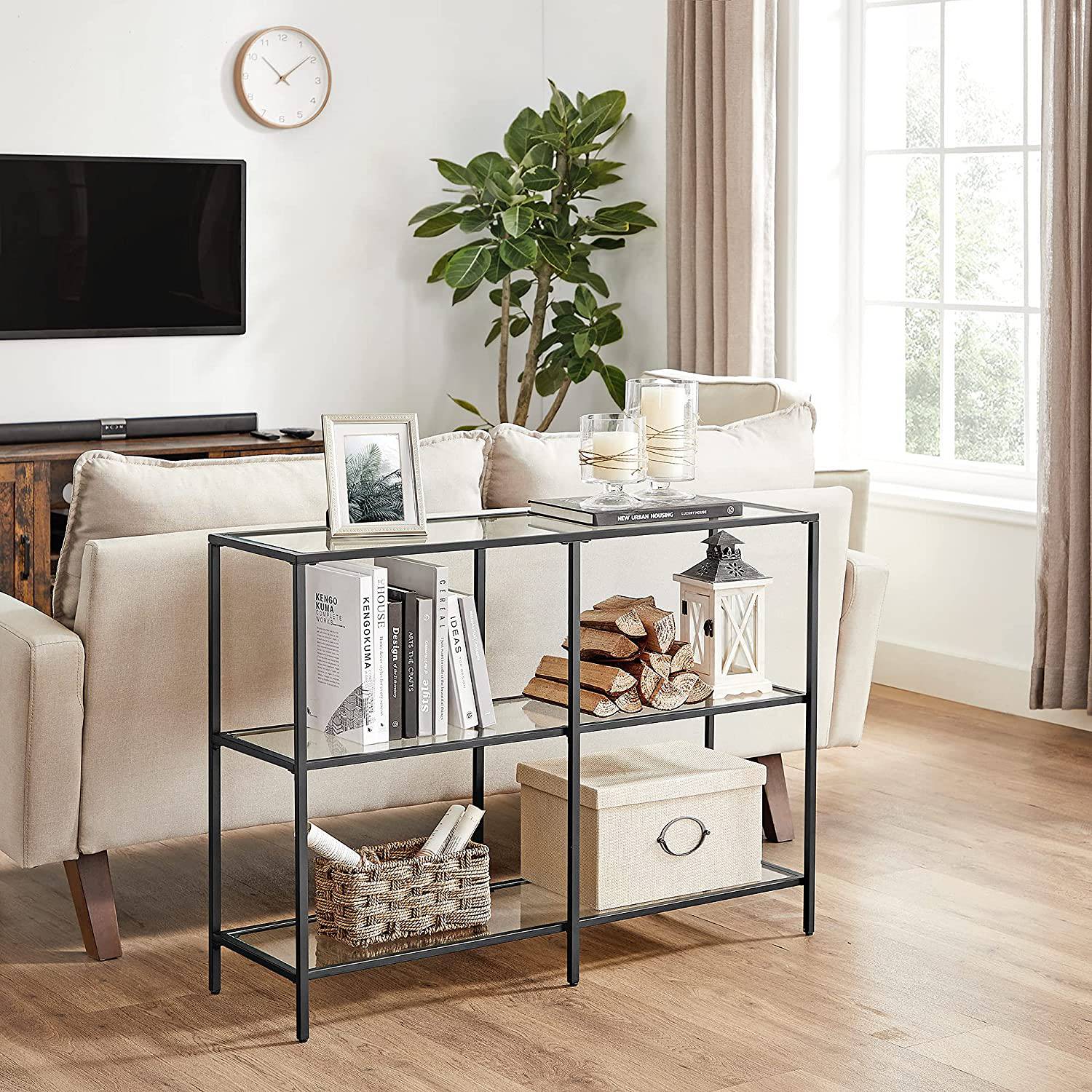 Regal Poygan I Glas Metall Schwarz