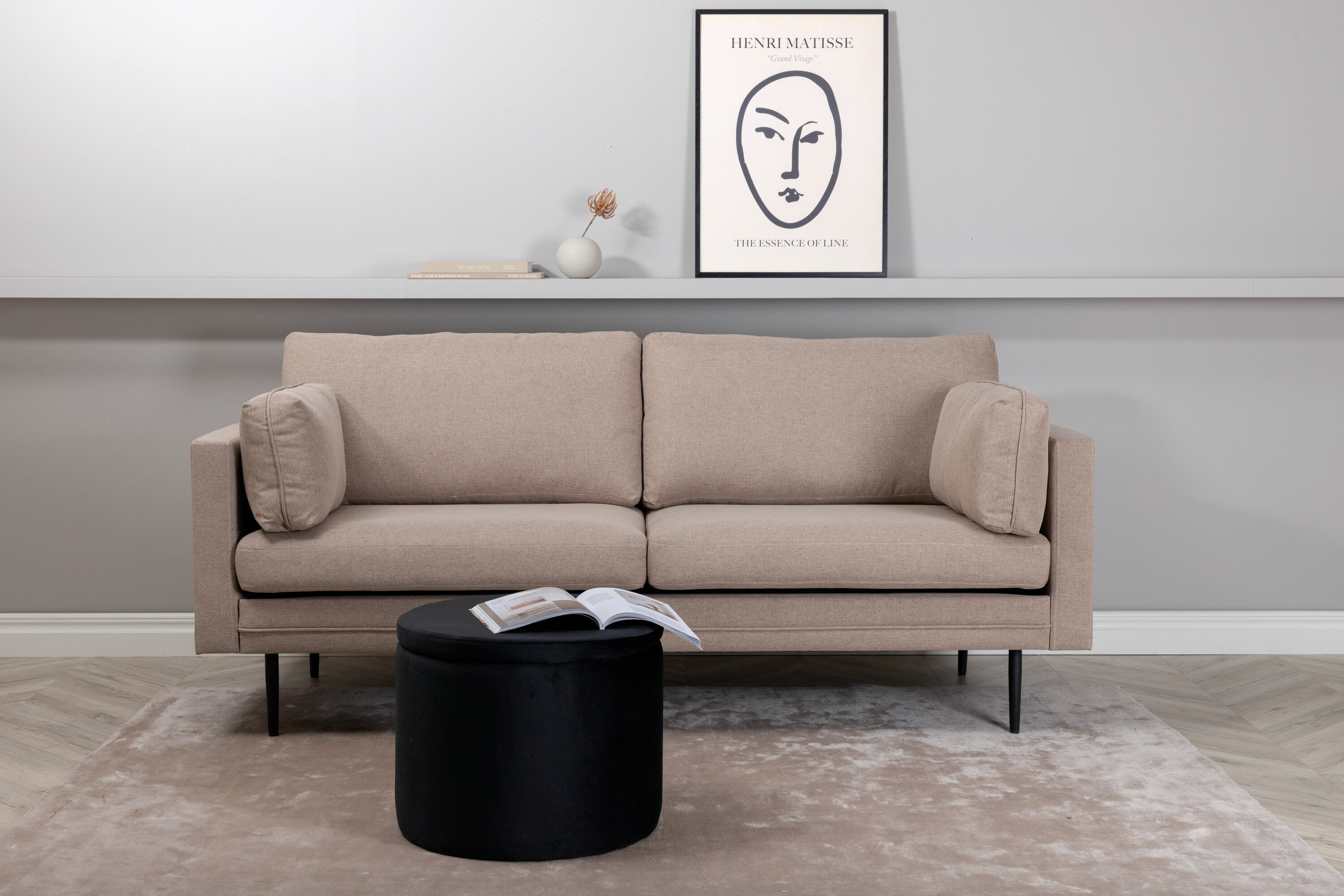 Boom Sofa 2-Sitzer Braun