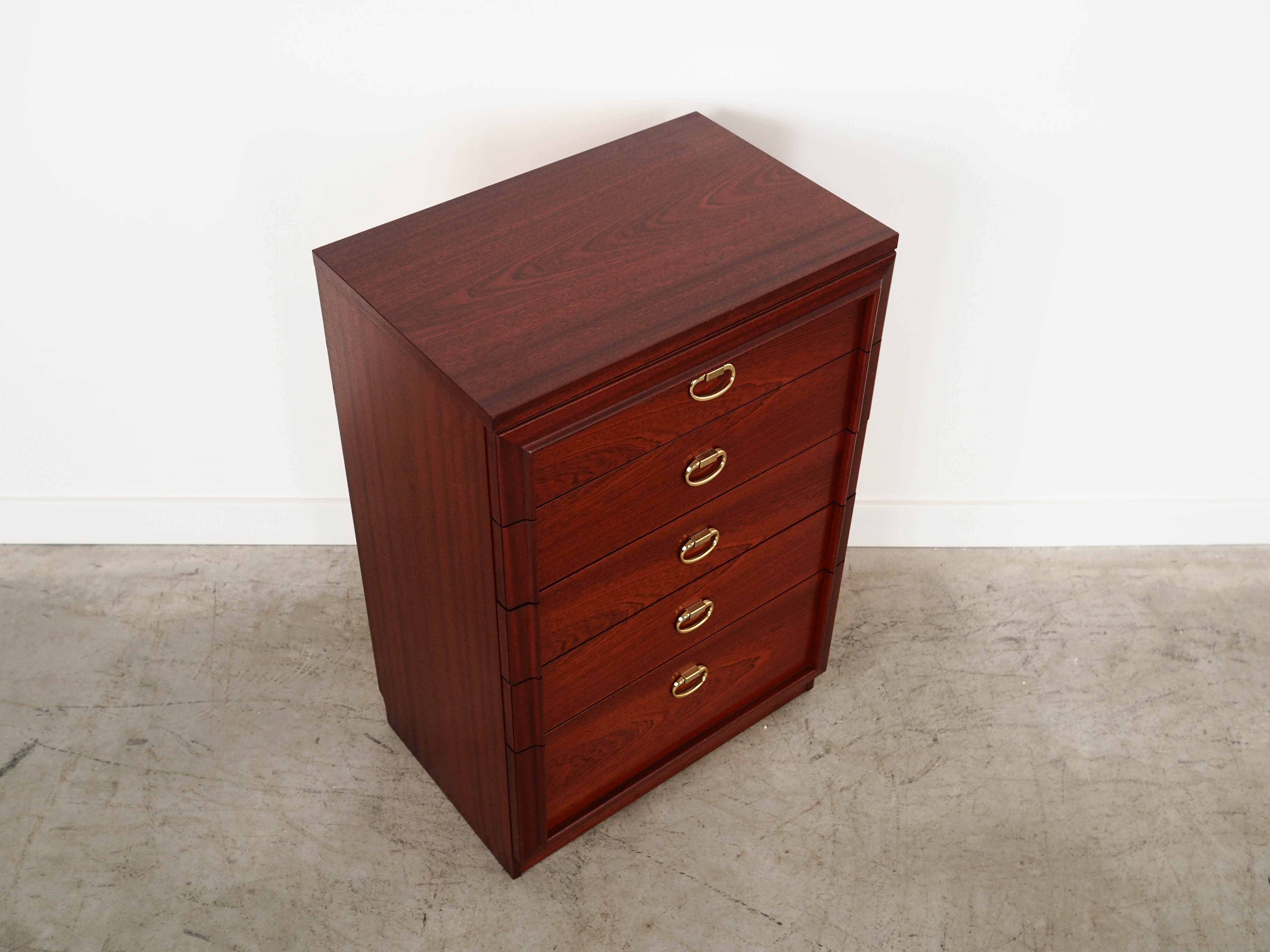 Mahogany Chest of Drawers 1980s