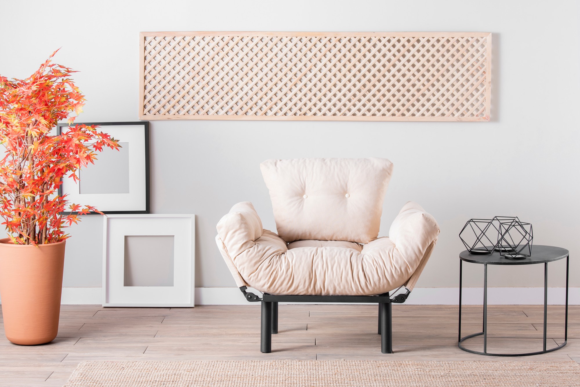 Nitta Armchair Cream