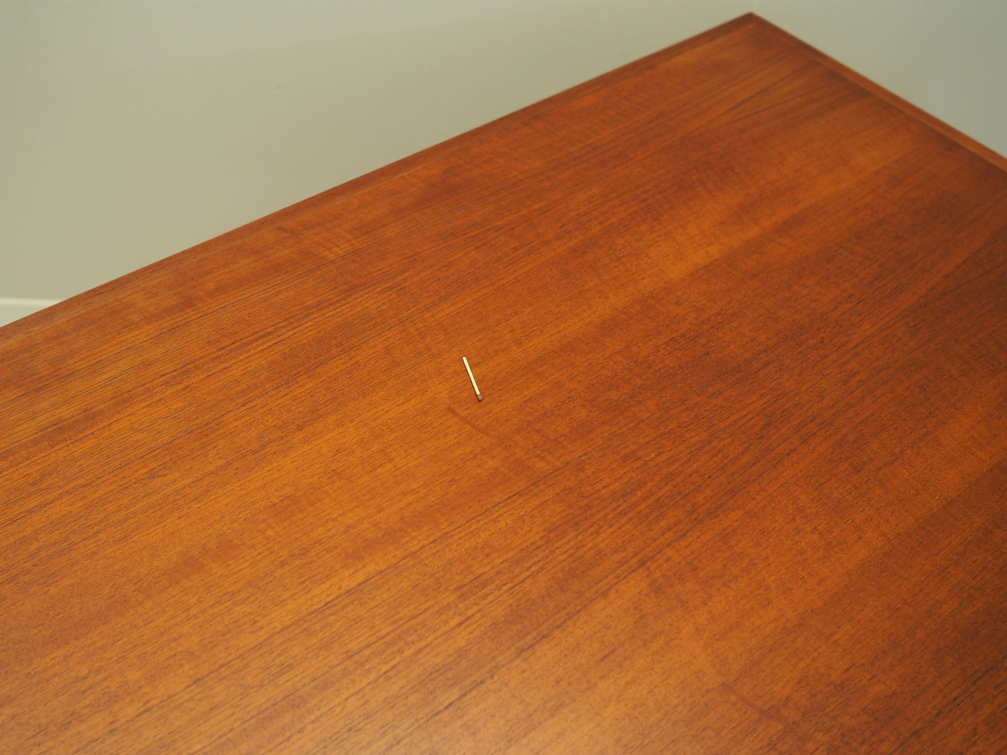 Desk Teak Wood Brown 1960s