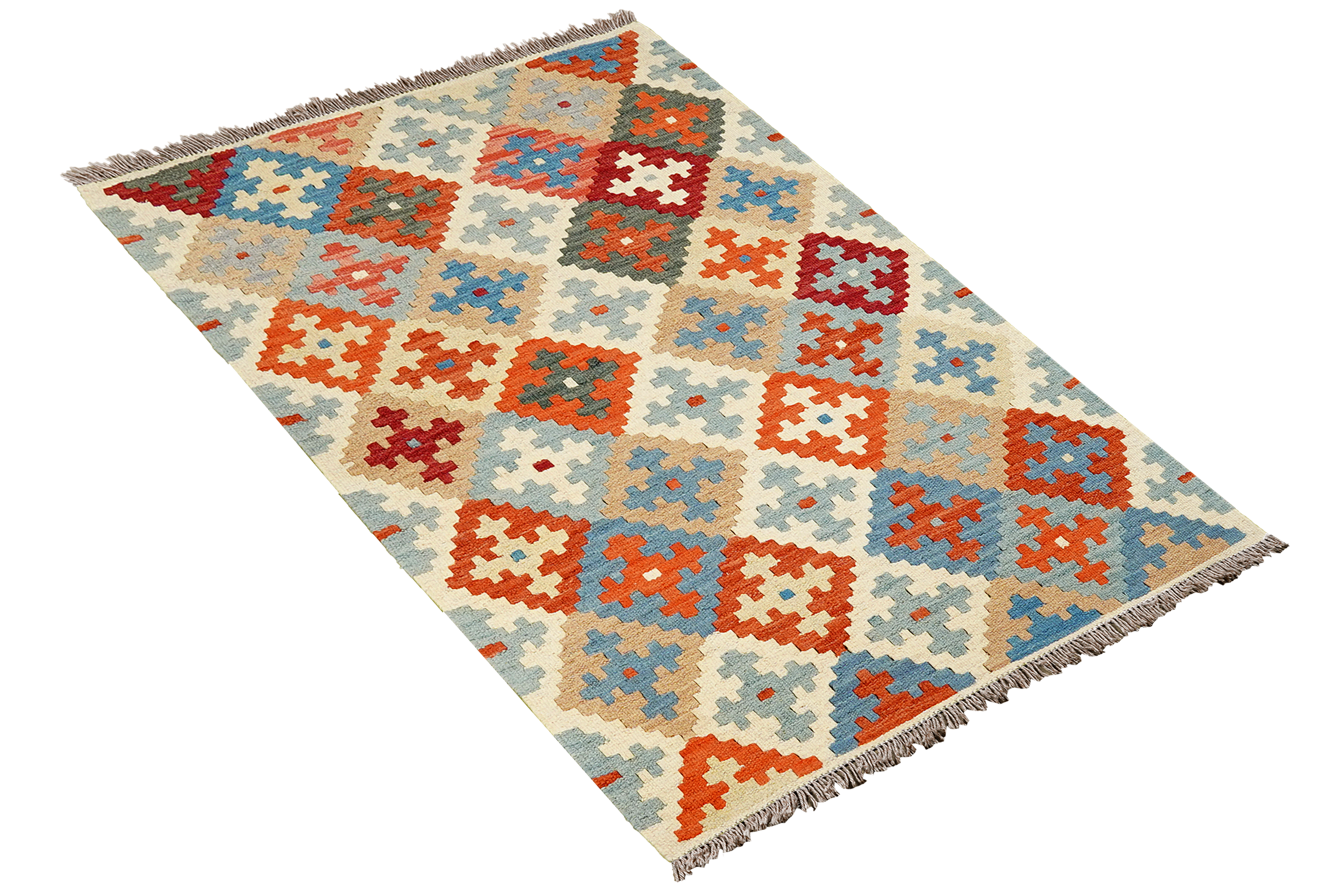 Kilim Gashgai Teppich Mehrfarbig