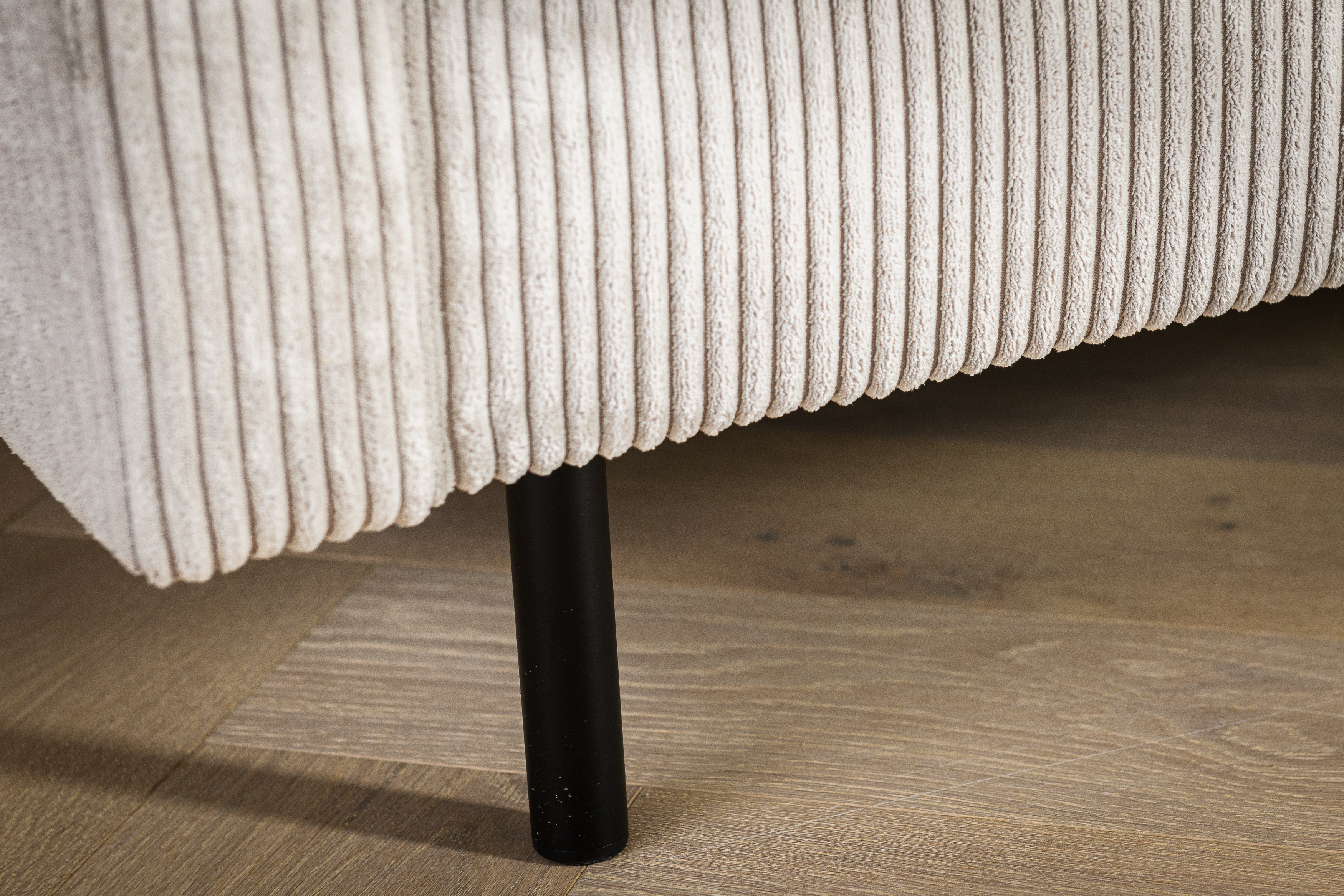 3-seater sofa CL L+R RIB Cream