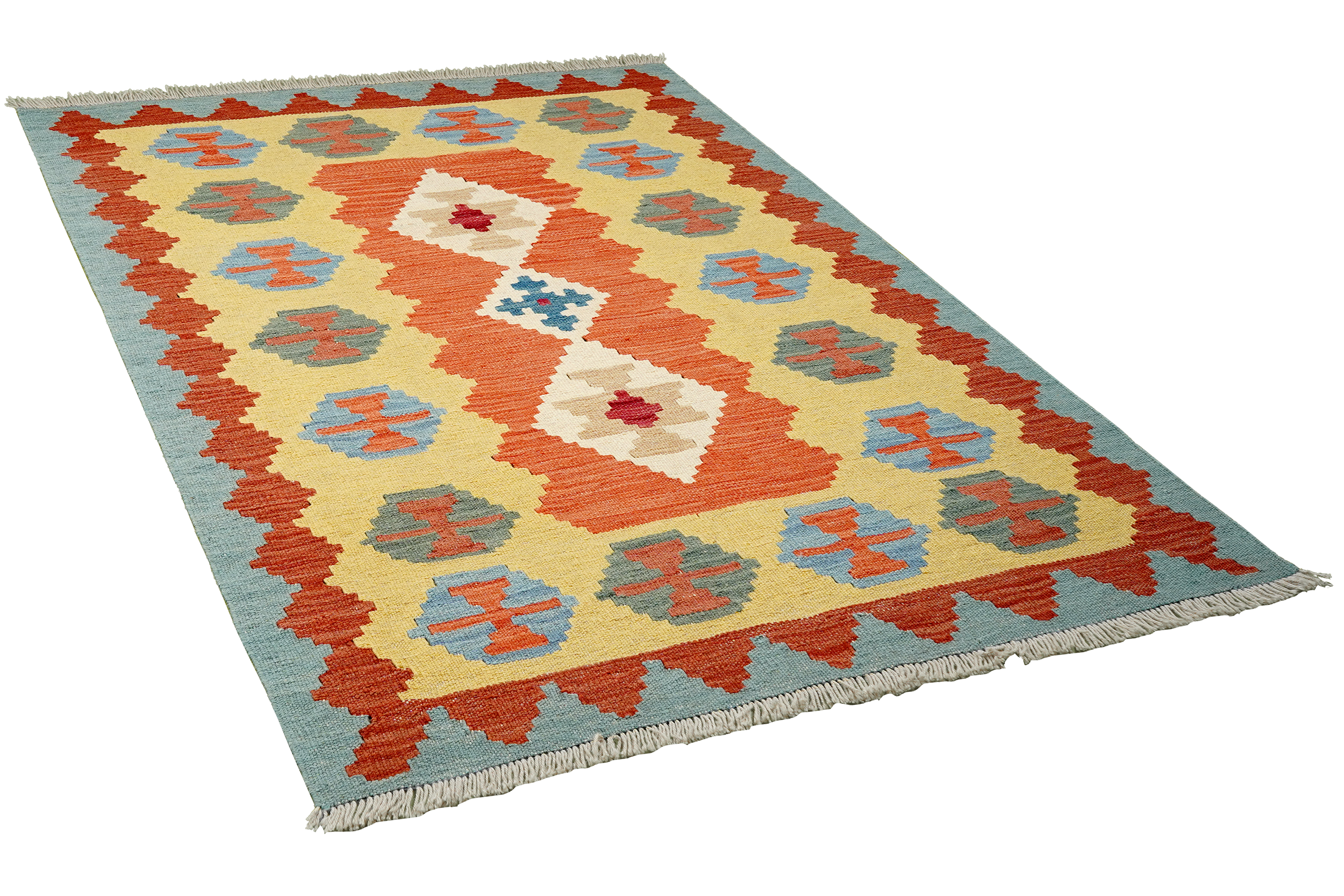 Kilim Gashgai Teppich Mehrfarbig