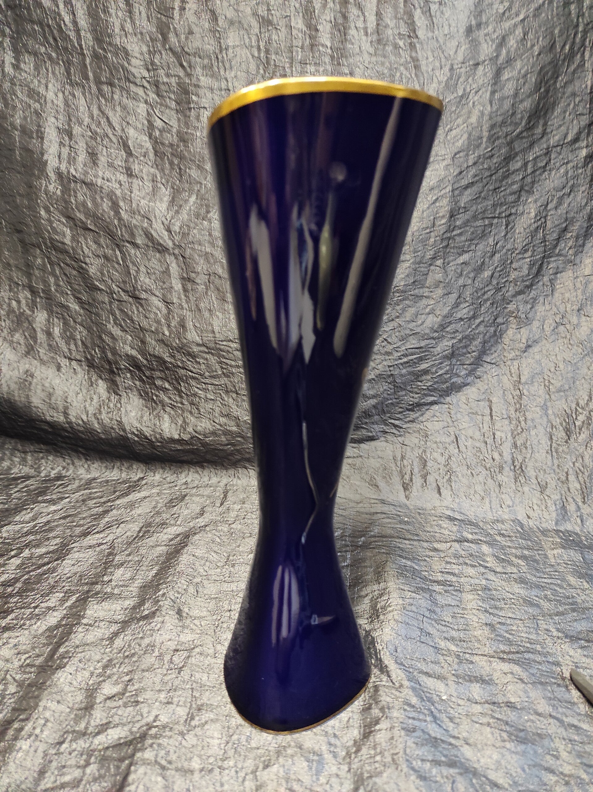 Vintage Vase Porzellan Blau