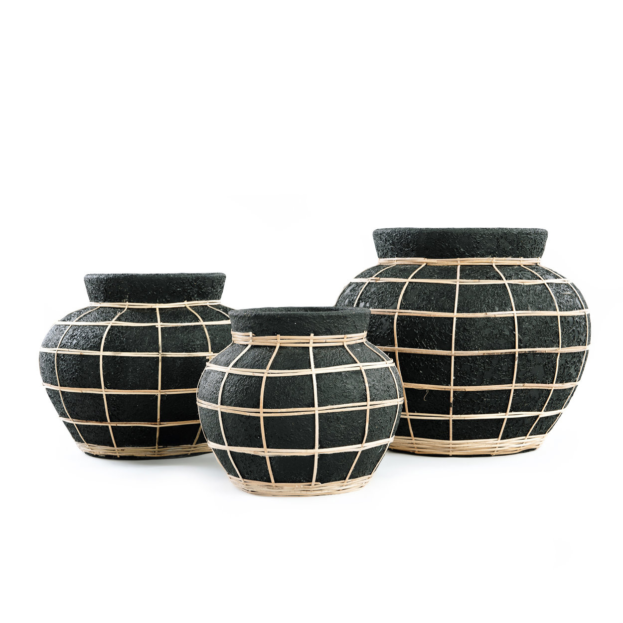Belly Vase Schwarz