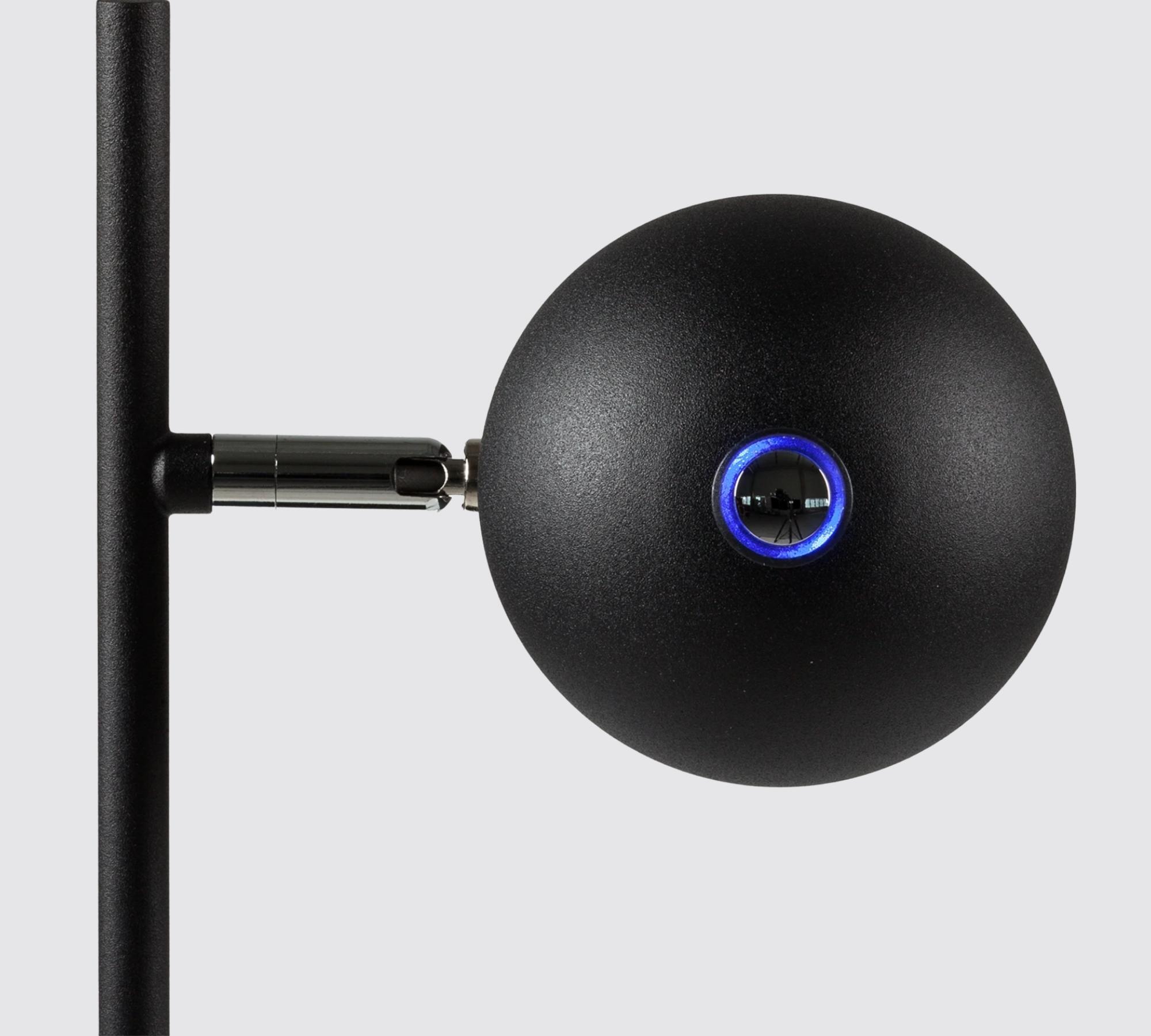 LED-Stehleuchte Jon Eisen 2-flammig Schwarz