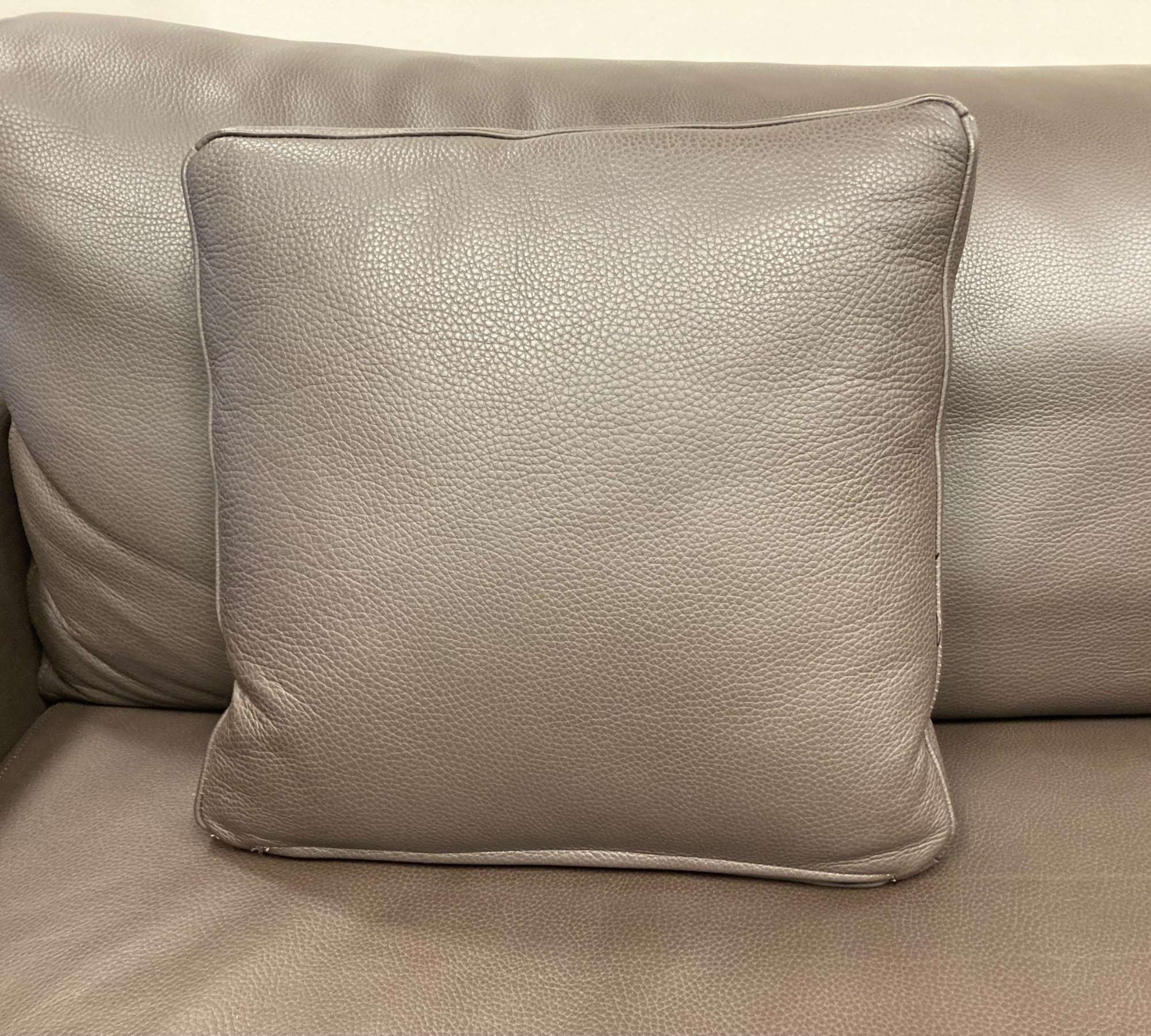 6-tlg. Sofa Lounge Set Leder Braun 